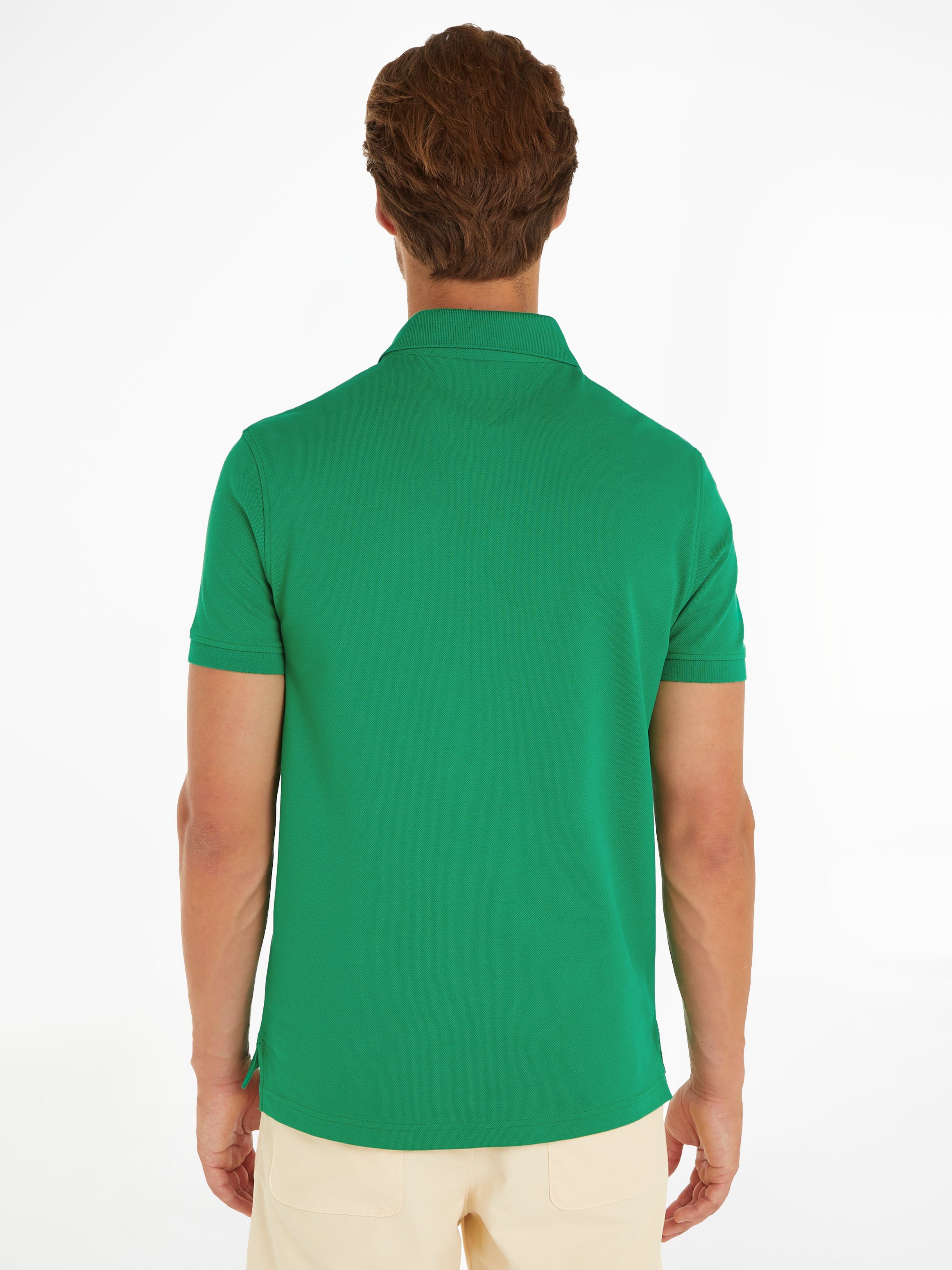 Tommy Hilfiger Poloshirt met tommy hilfiger contraststrepen in de kraag