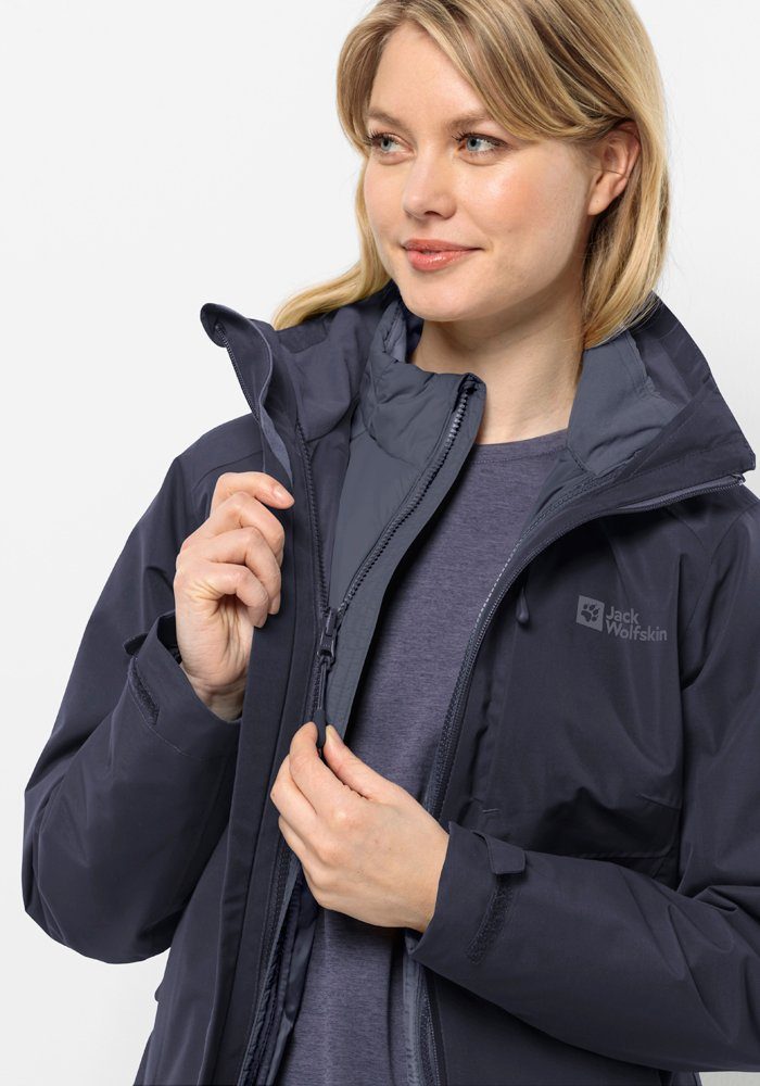 Jack Wolfskin Functioneel 3-in-1-jack BERGLAND 3IN1 JKT W