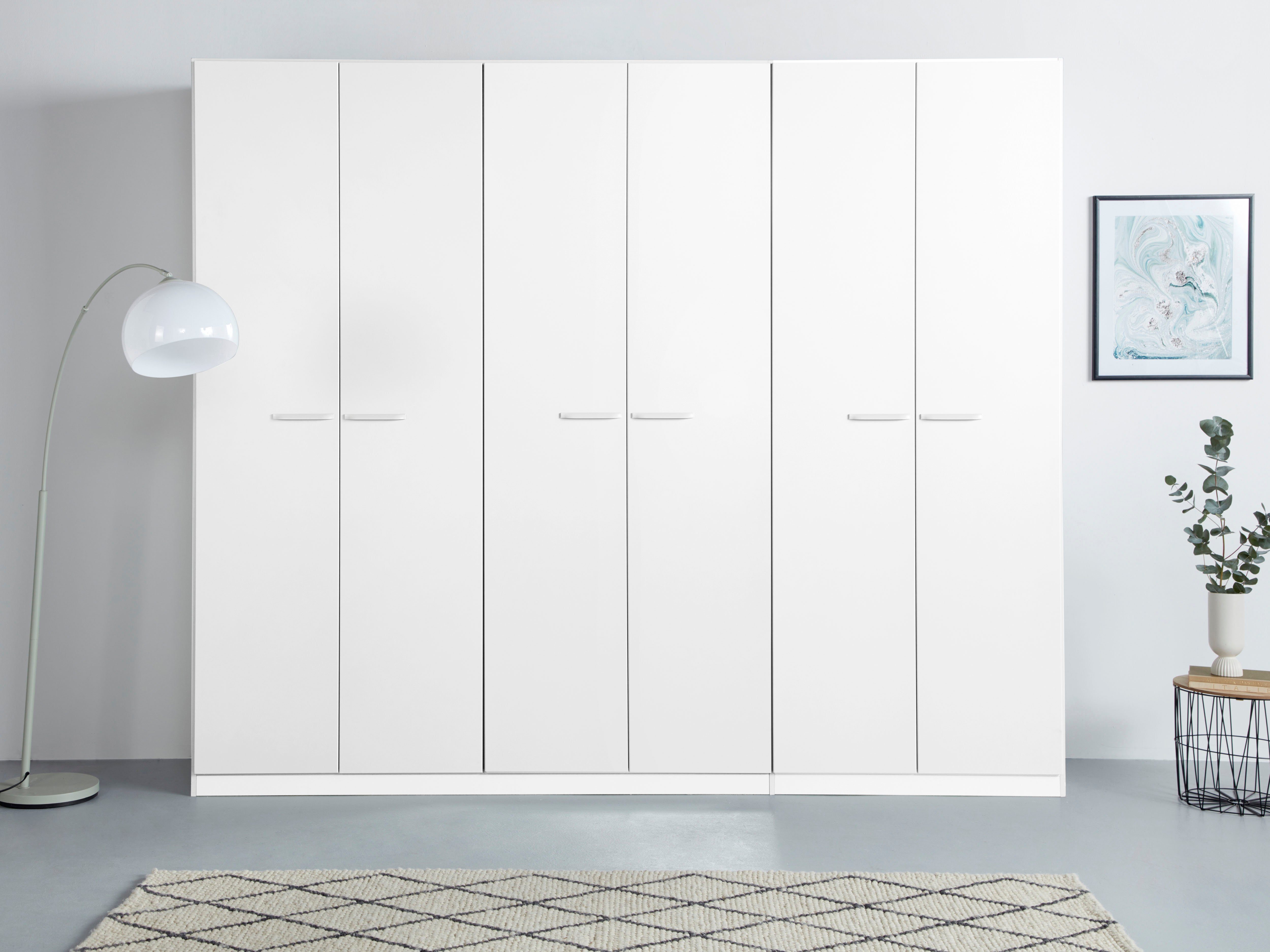 rauch Draaideurkast Kledingkast kast garderobe TOPSELLER OTELI incl. binnenindeling met 3 binnenlades extra planken optioneel met spiegel made in germany