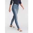 arizona skinny fit jeans ultra stretch highwaist met strepen opzij blauw