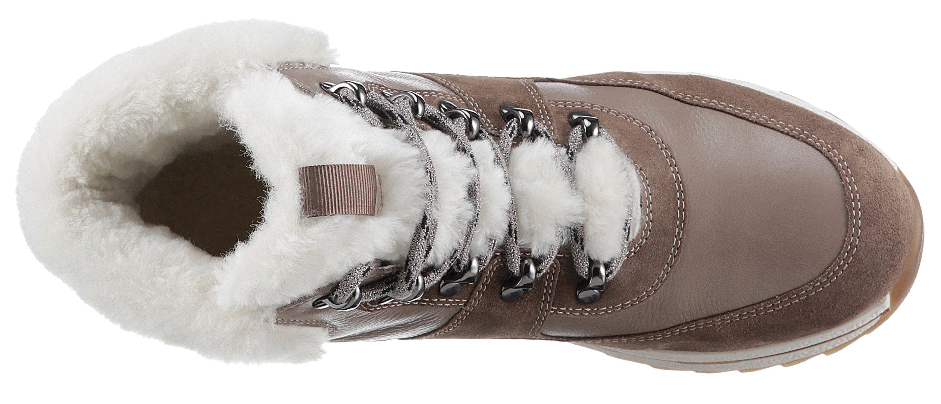Ara Winterlaarzen OSAKA , veterschoenen, winterenkellaars in comfortbreedte h = zeer breed