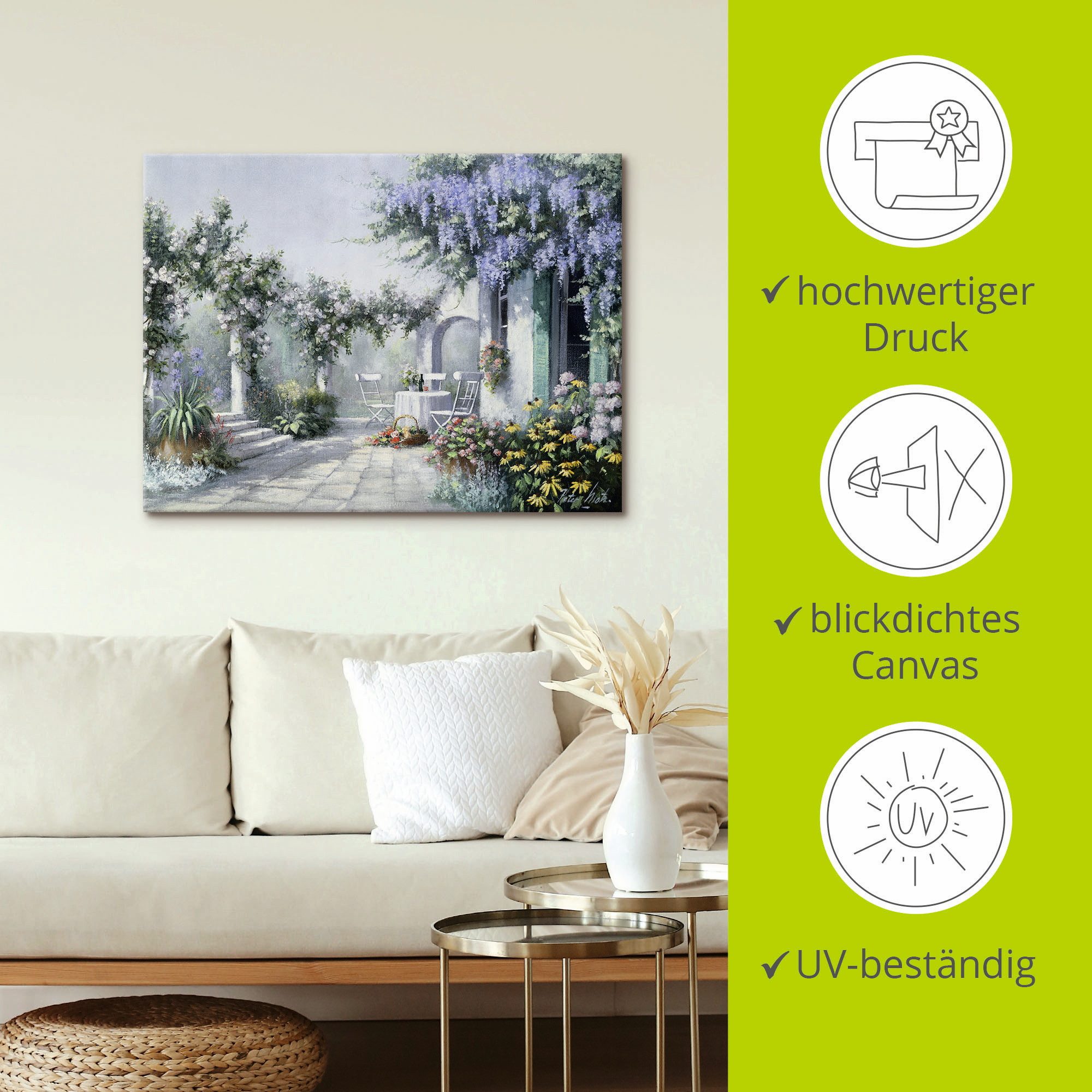 Artland Artprint op linnen Natuurlijke magie gespannen op een spieraam