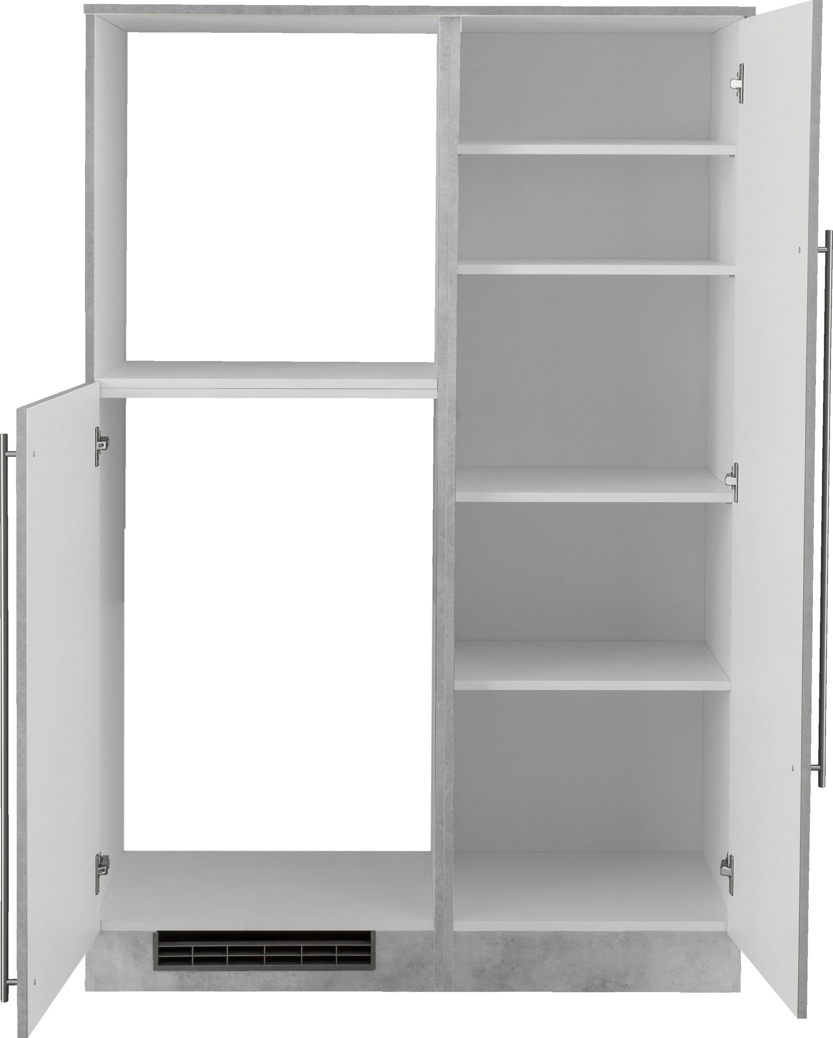 wiho Küchen Keuken Chicago Back-/Koelmodule, optioneel met elektrische apparaten, breedte 110 cm