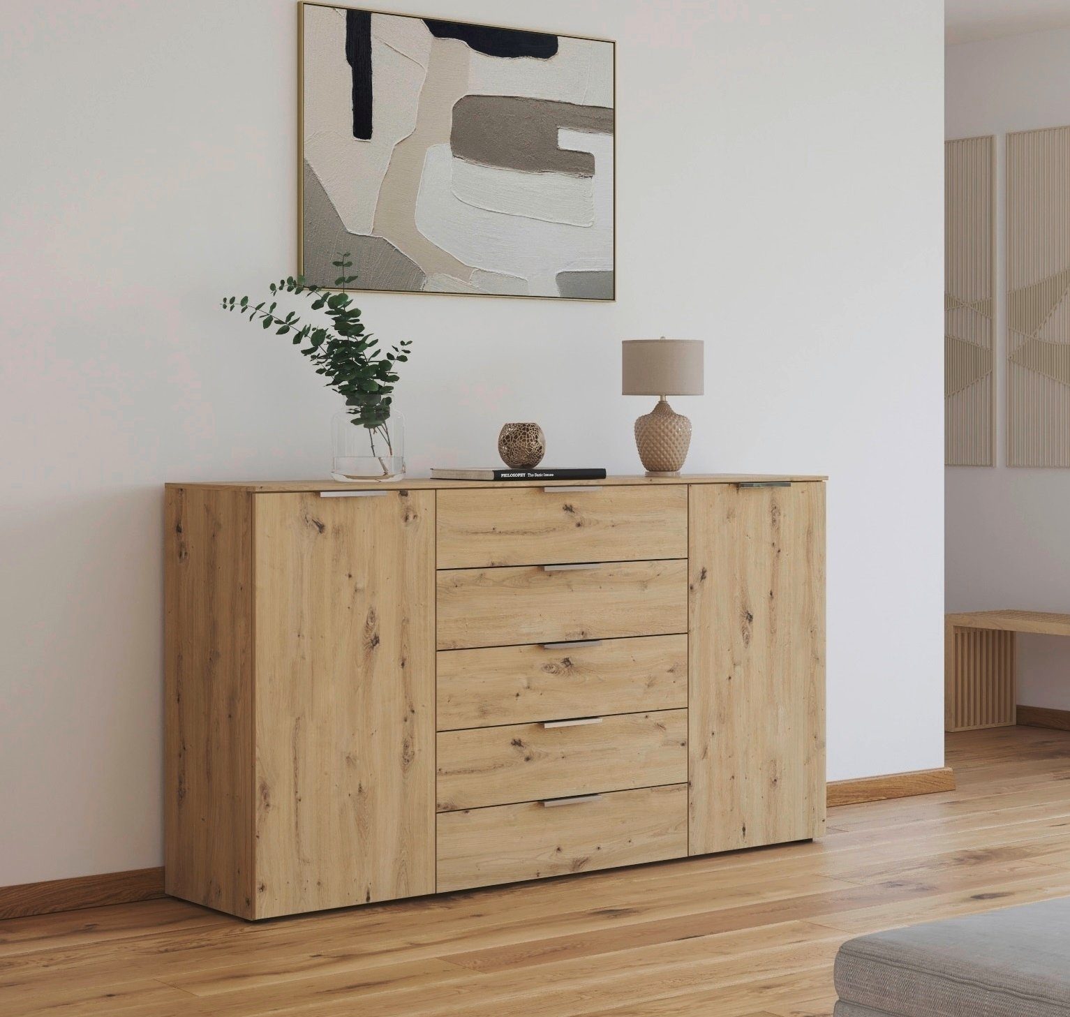 rauch Ladekast Flipp ladekast, waskast, kast bestseller OTTO's Choice 2 deurs met 5 laden en soft-close functie in 2 breedtes