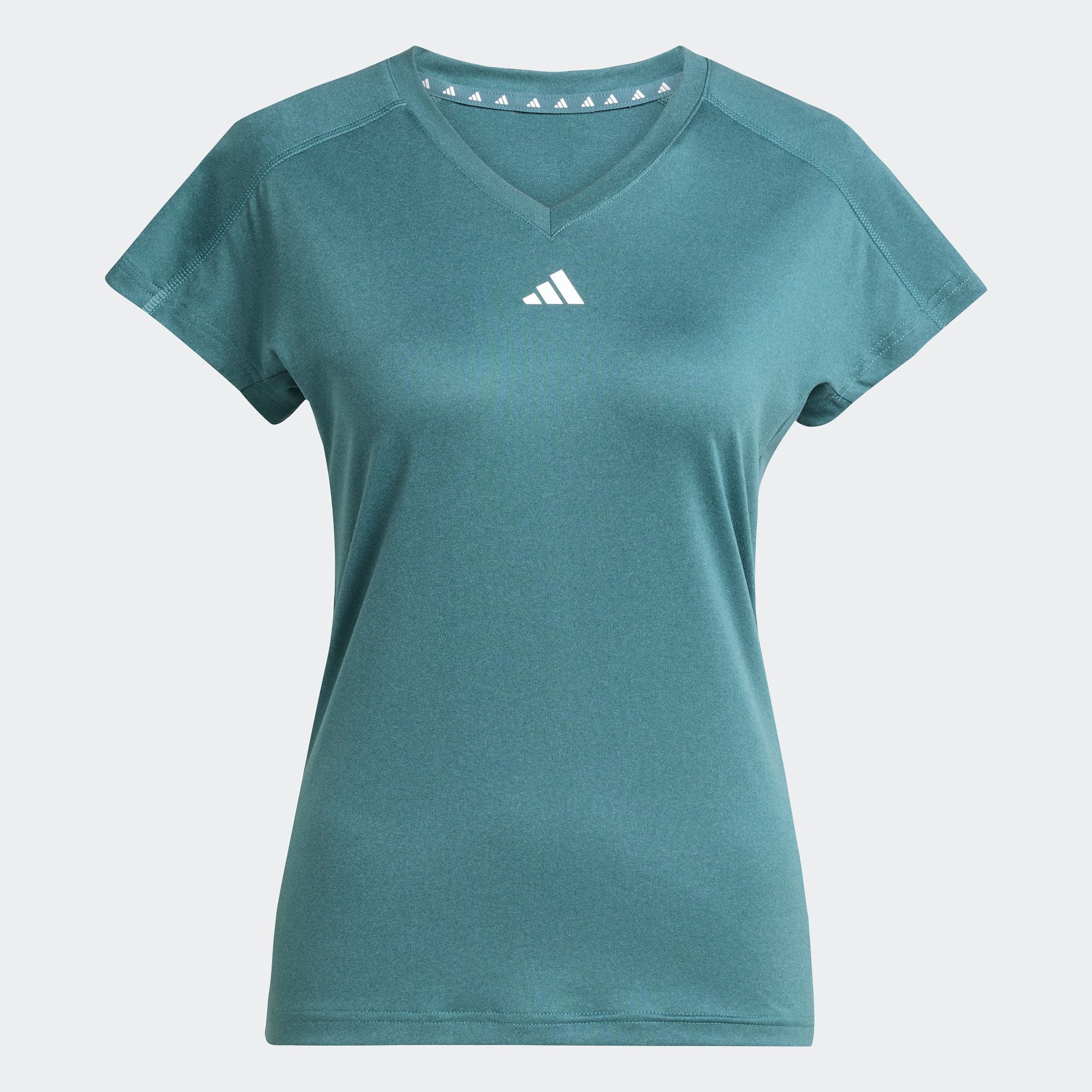 adidas Performance T-shirt TR-ES MIN T Trainingsshirt, vochtabsorberend met V-hals
