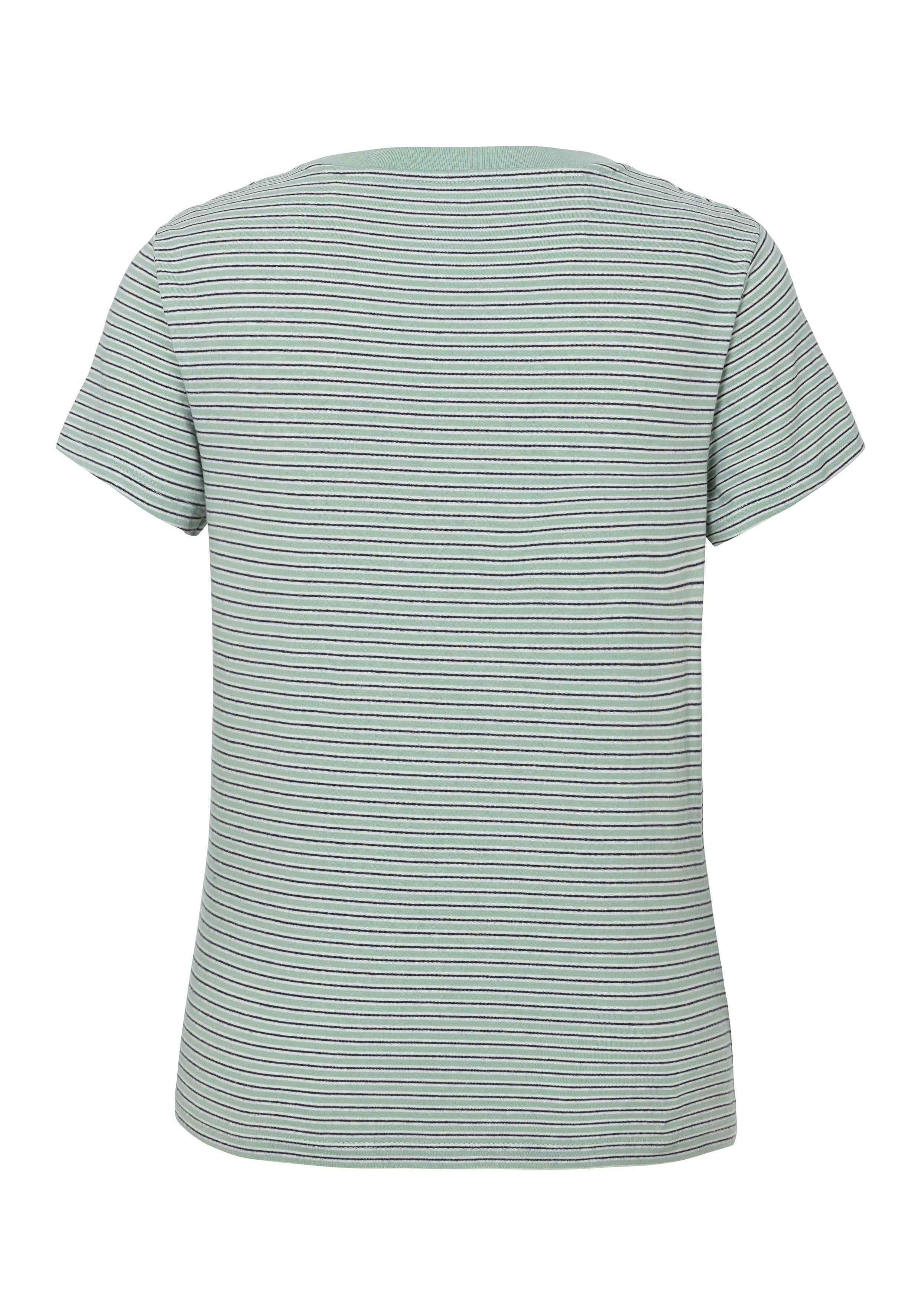 Levi's Shirt met V-hals PERFECT VNECK met mini-batwing-logoborduursel