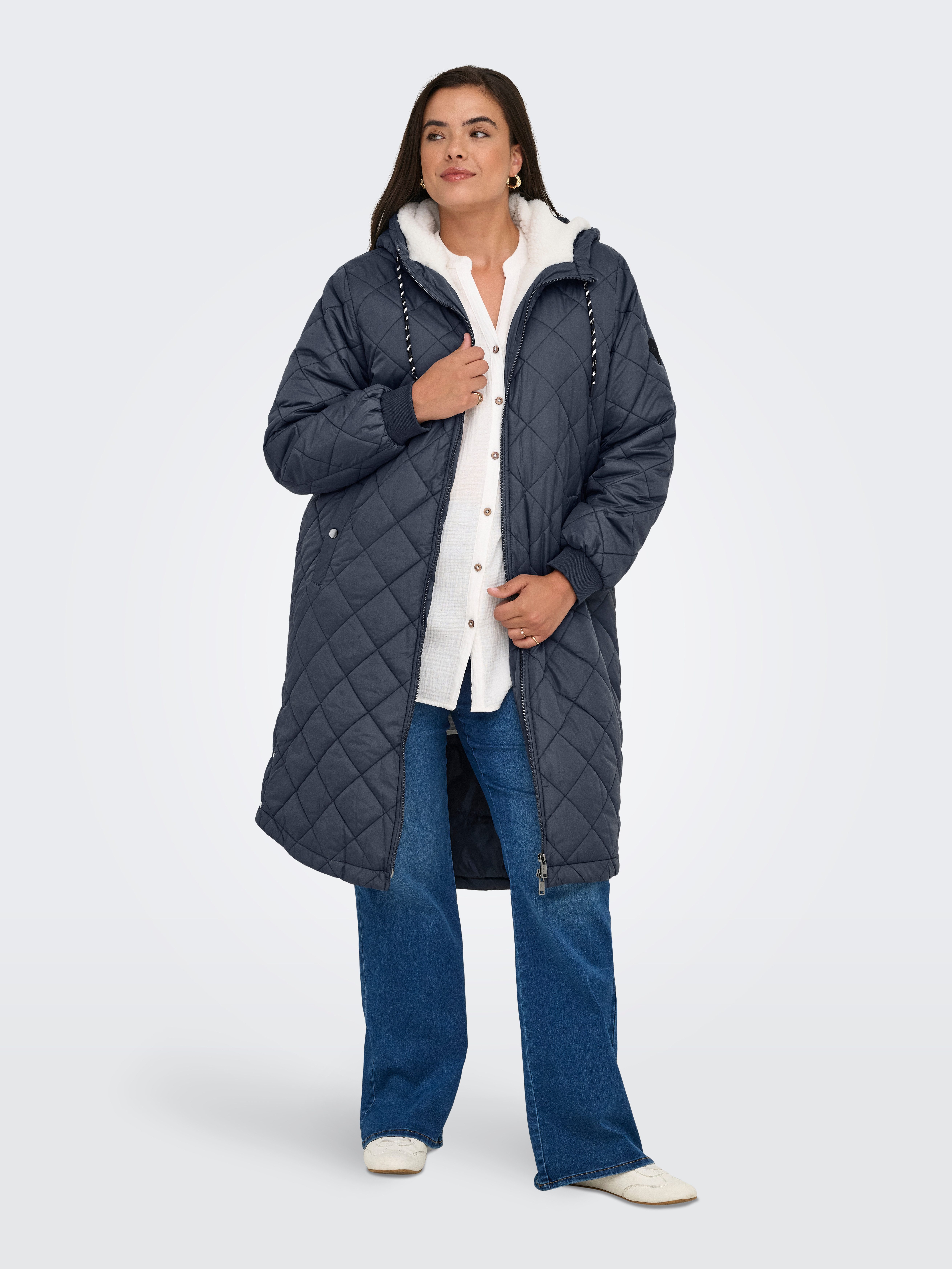ONLY CARMAKOMA Gewatteerde jas CARNEWSANDY QUILT COAT CC OTW