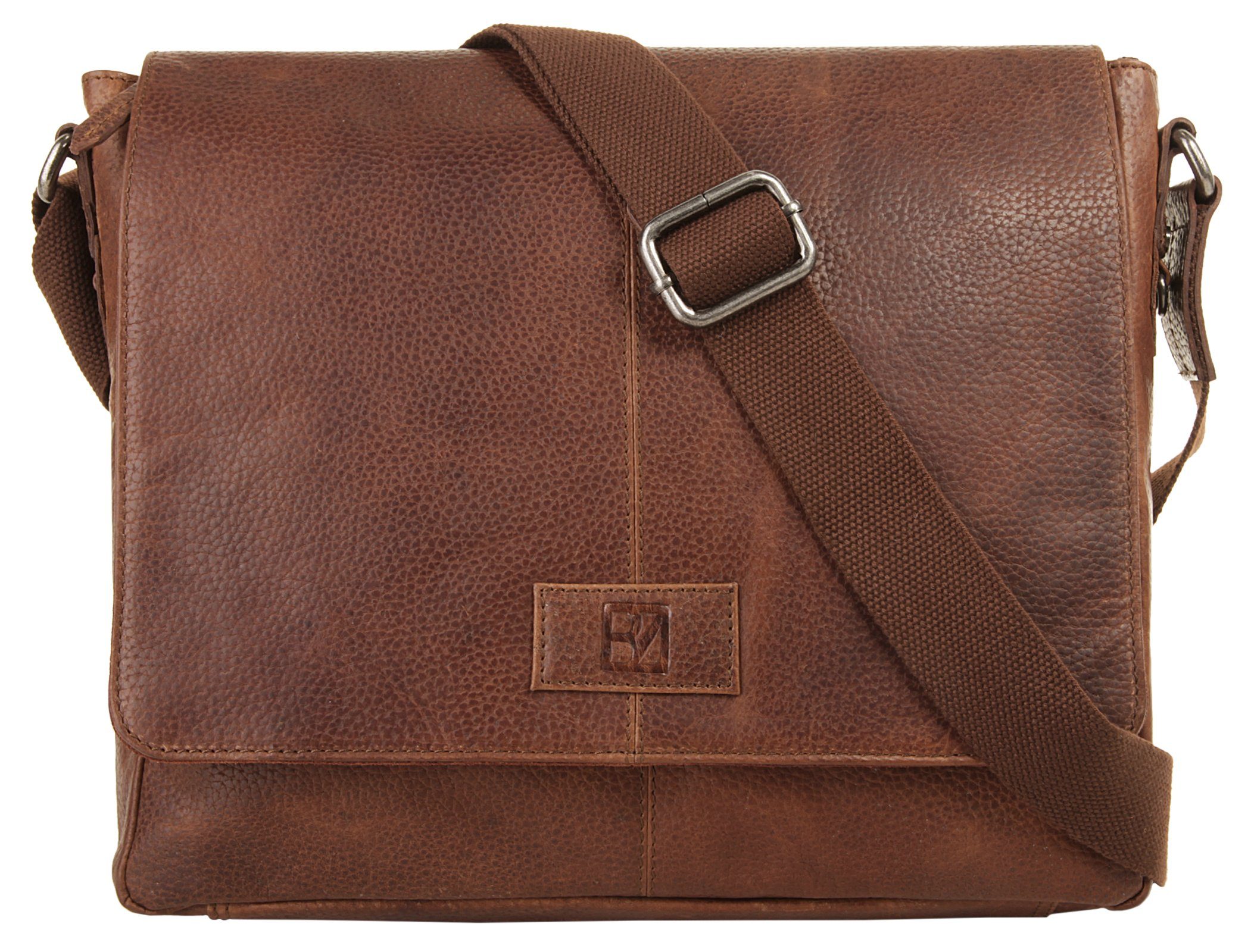 BODENSCHATZ Messenger Bag echt leder