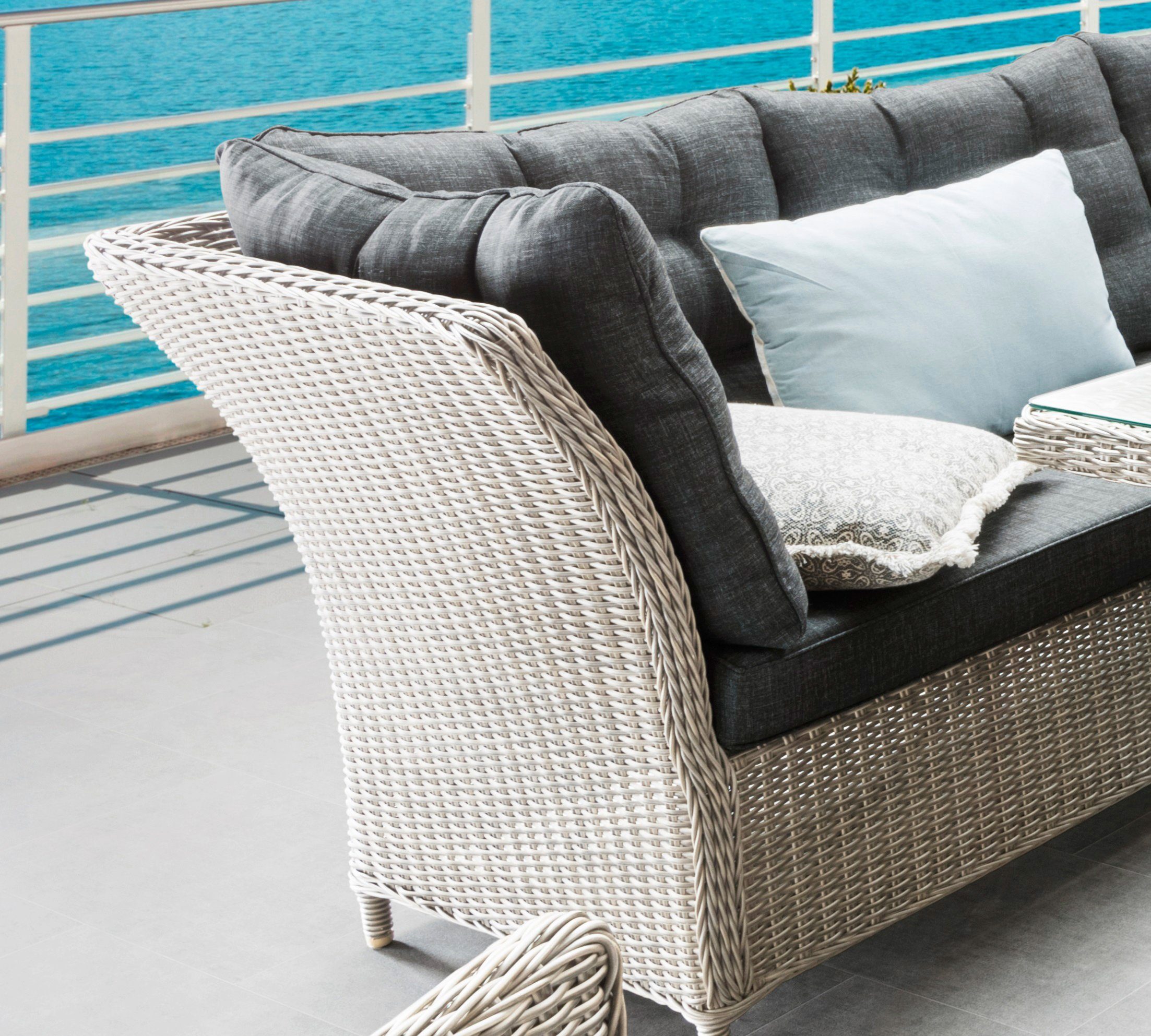 Destiny Tuin-eethoek Palma Luna Aluminium, polyrotan (set, 16-delig)