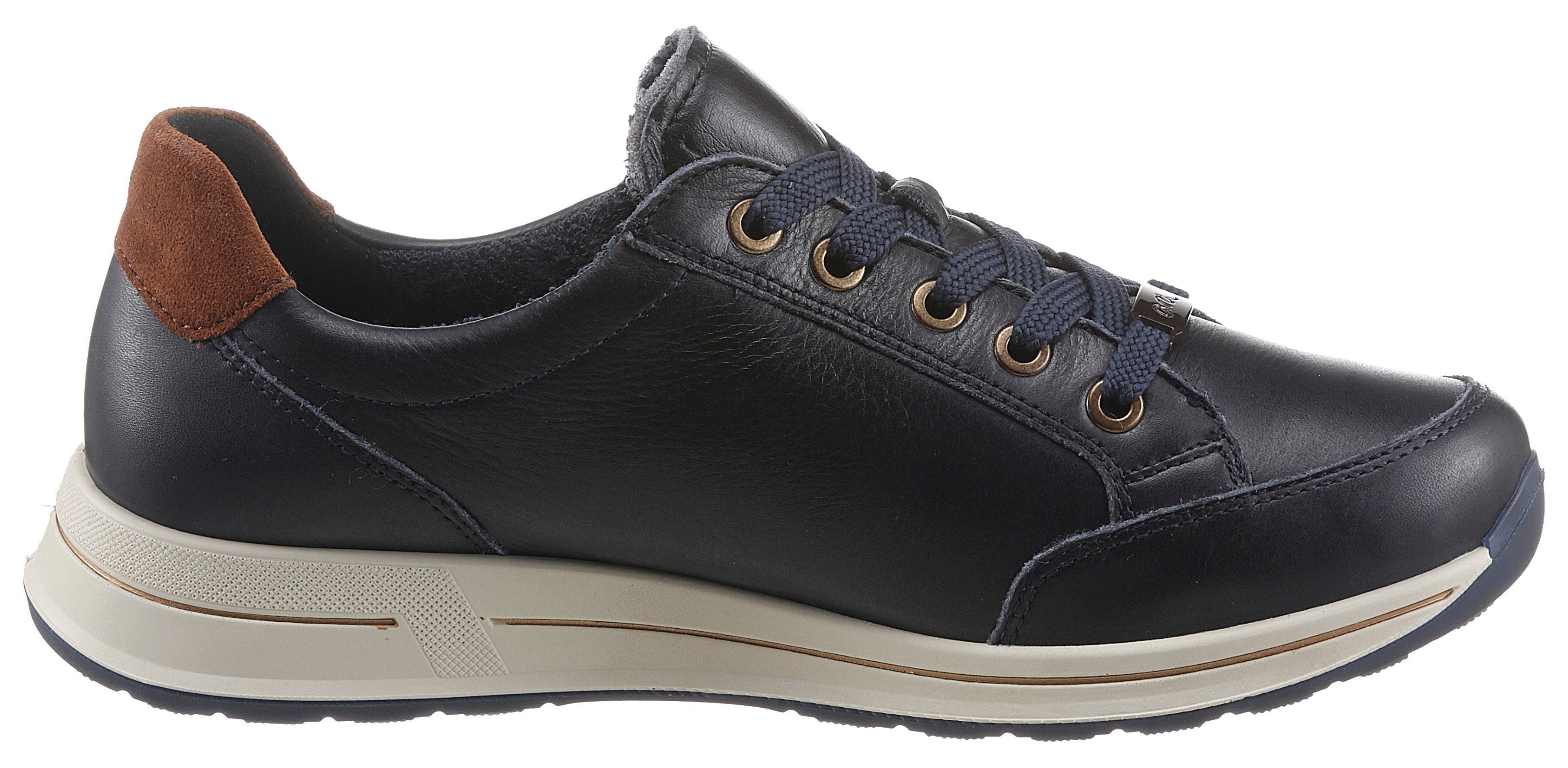 Ara Sneakers OSAKA met rits, g-breedte, vrijetijdsschoen, lage schoen, veterschoen