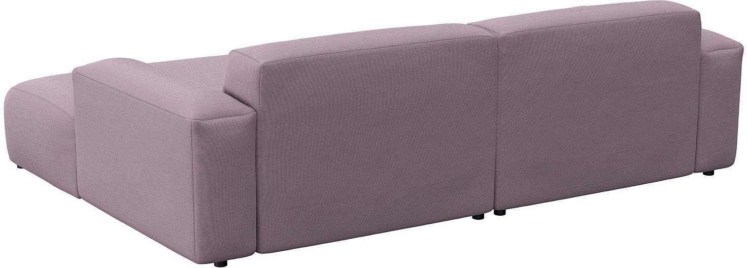 FLEXLUX Hoekbank Lucera Chaise longue rechts of links, L-vorm, comfortabel