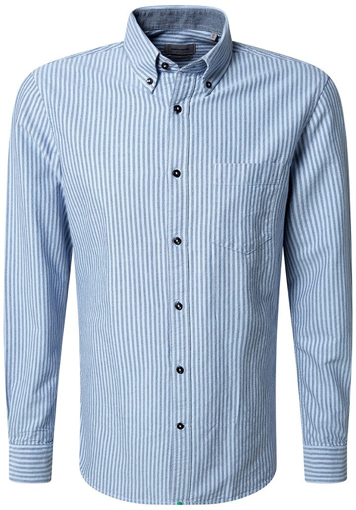 Pierre Cardin Gestreept overhemd met button-down-kraag - modern fit