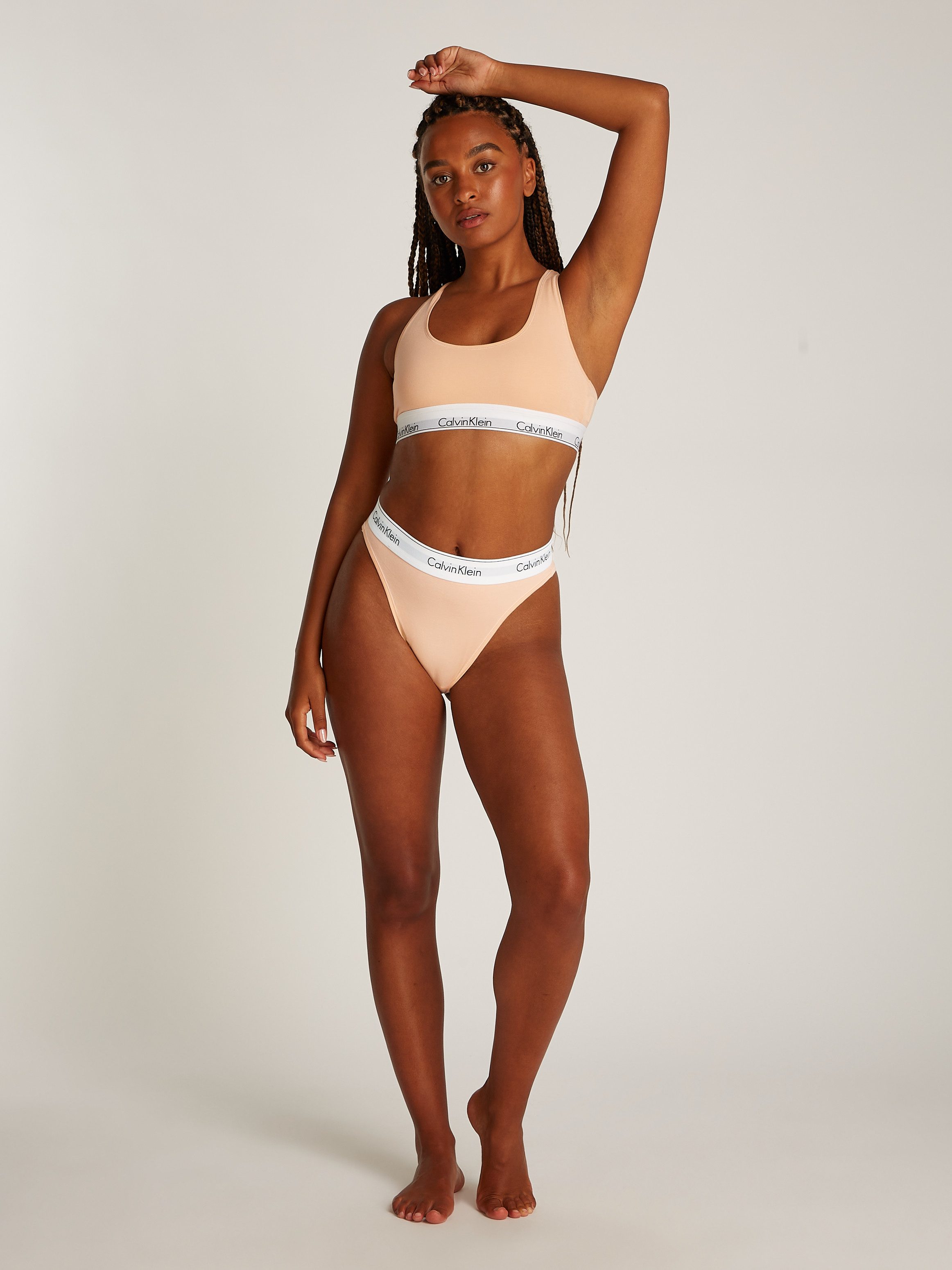 Calvin Klein Slip HIGH LEG TANGA met hoge beenlijn