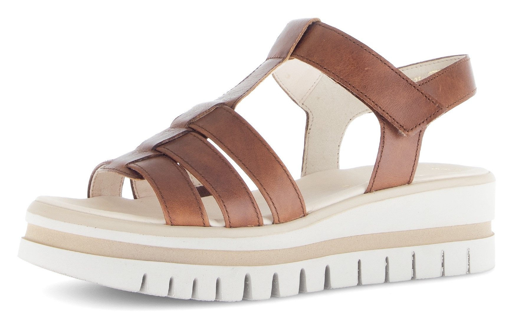 Gabor Sleehaksandaaltjes dames sandalen met sleehak maat 36 bruin