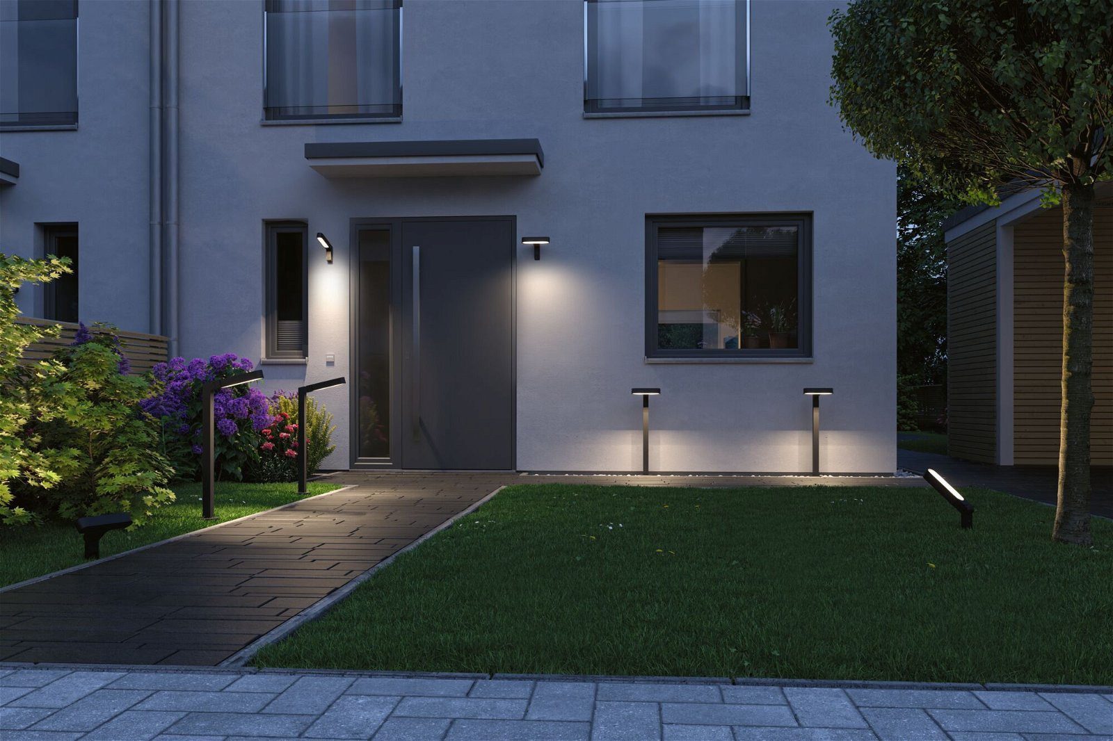 Paulmann Led-bolderlamp Plug & Shine Ito IP65 3000K 6W Antraciet (1 stuk)