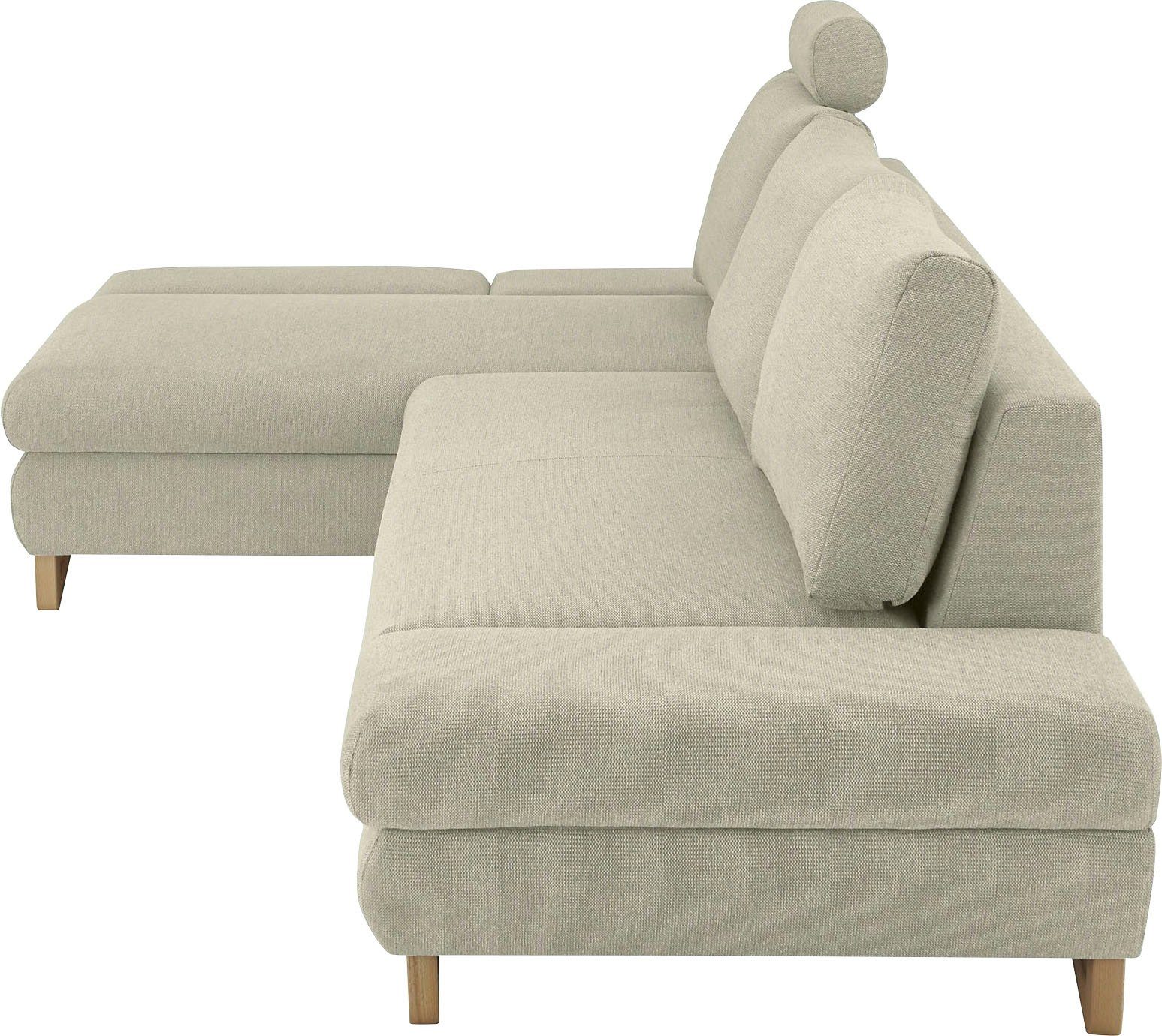 INOSIGN Slaapbank City/Giron comfortabele slaapbank (ligoppervlak 245 x 138 cm) en bedlade