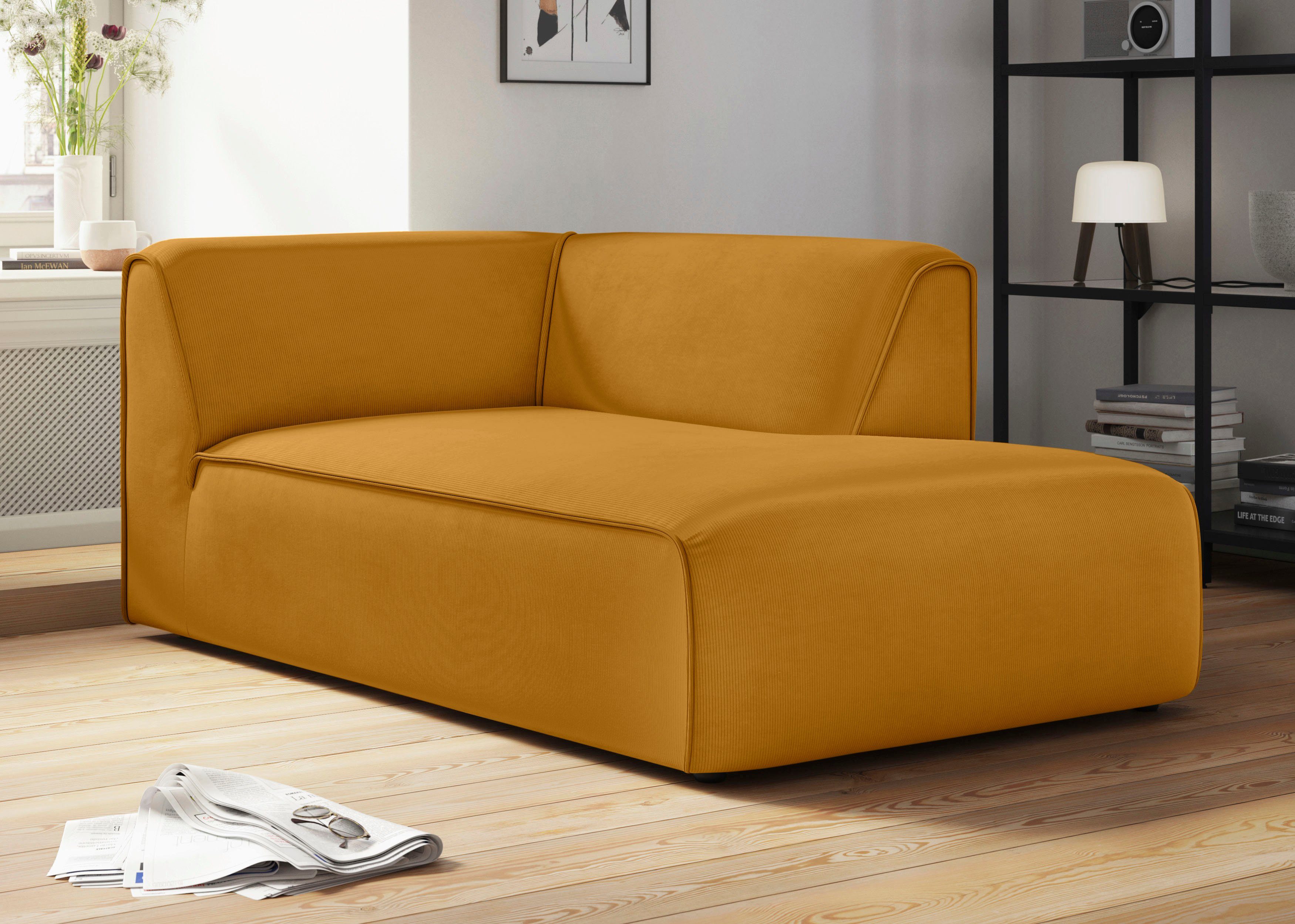 RAUM.ID Ottomane Merid chaise longue, afmetingen B/D/H: 100/162/70 cm als module of apart te gebruiken, voor individuele samenstelling