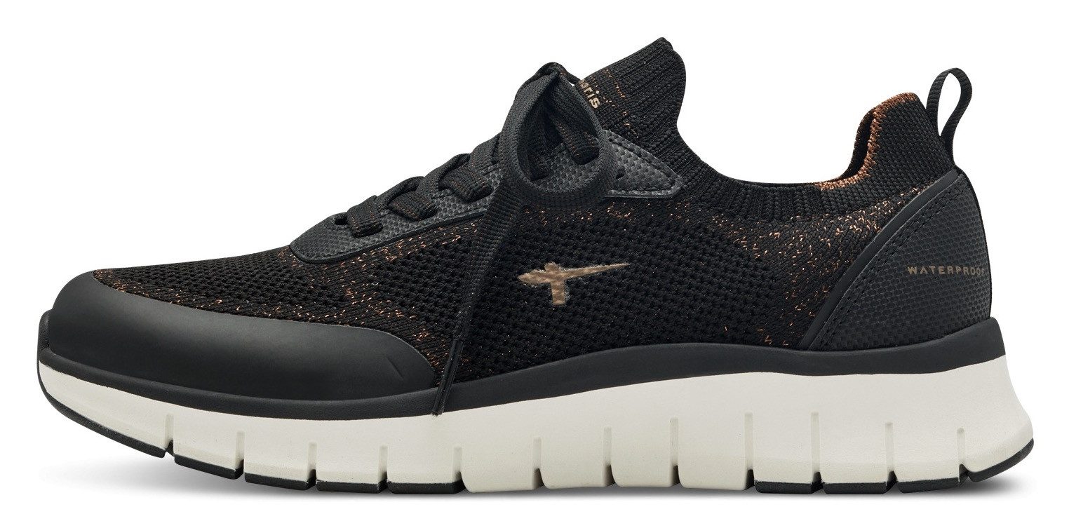 Tamaris Slip-on sneakers vrijetijdsschoen, lage schoen, instapper met waterproof-uitrusting