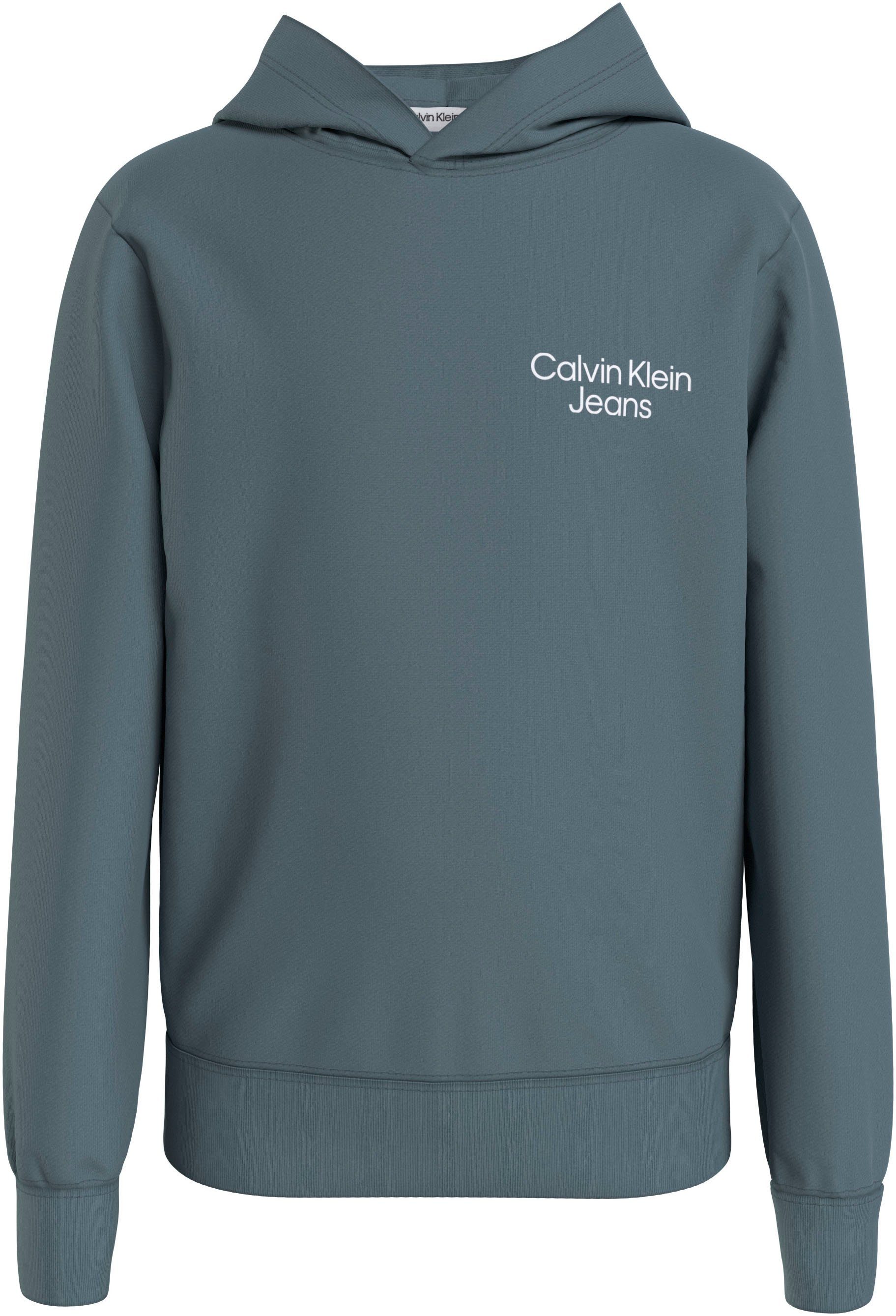Calvin Klein Sweatshirt CKJ STACK LOGO HOODIE voor kinderen tot 16 jaar