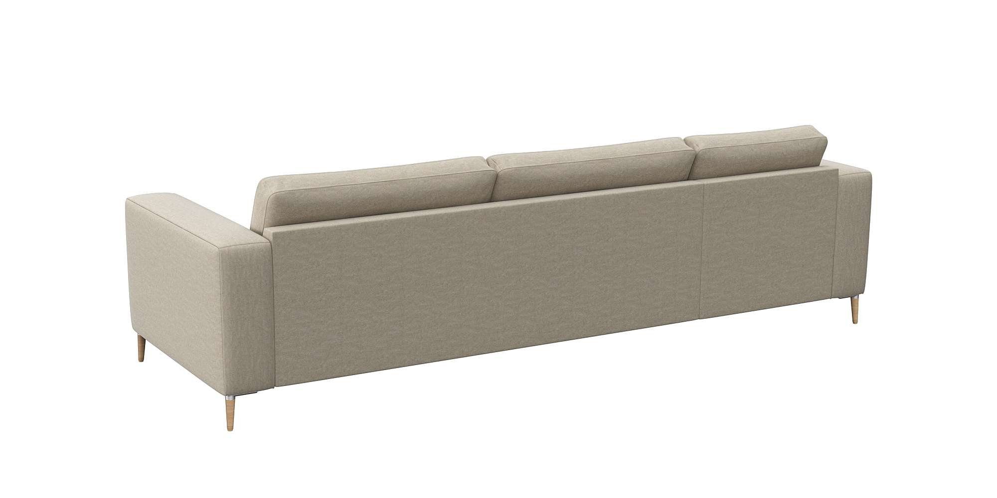 FLEXLUX Hoekbank Fiore, zitconstructie met hoogwaardig koudschuim voor meer zitcomfort