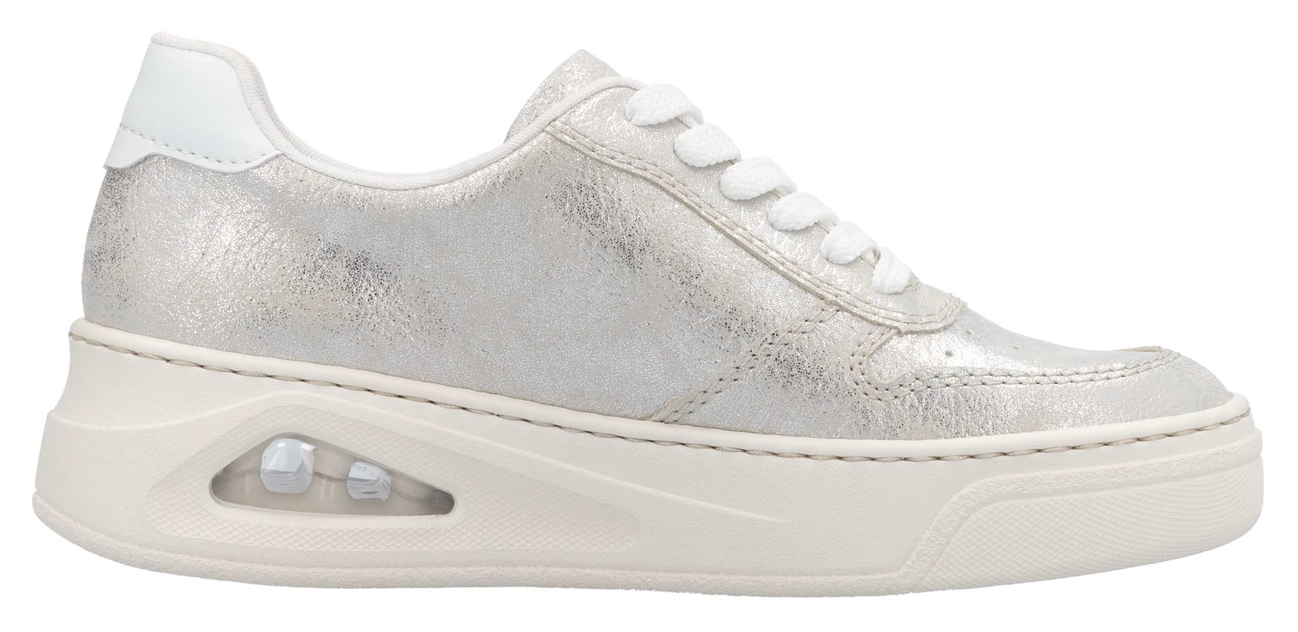 Rieker Plateausneakers , veterschoenen, lage schoen, vrijetijdssneaker met rieker air uitrusting