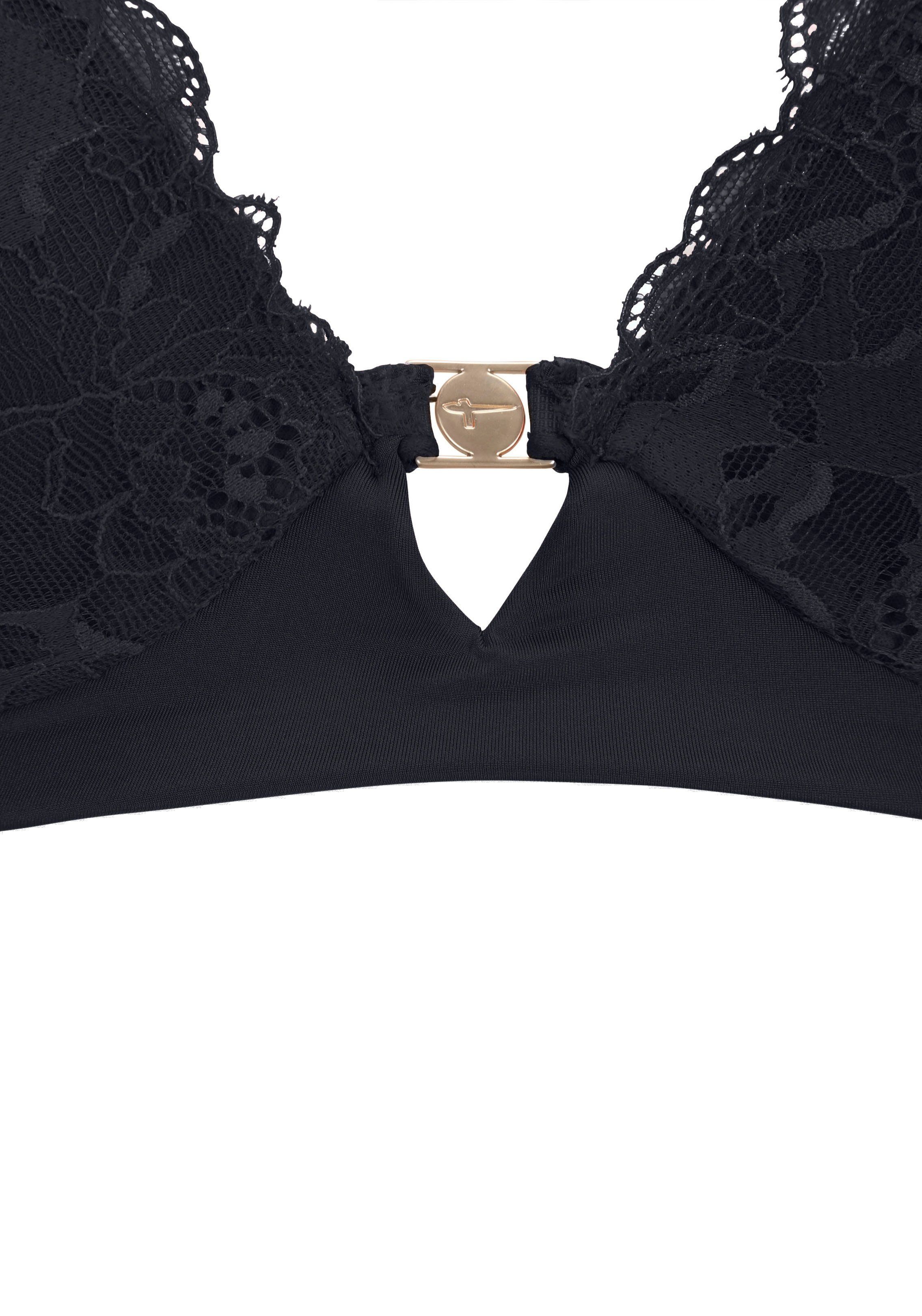 Tamaris T-shirt-bh met kanten details - nieuwe collectie