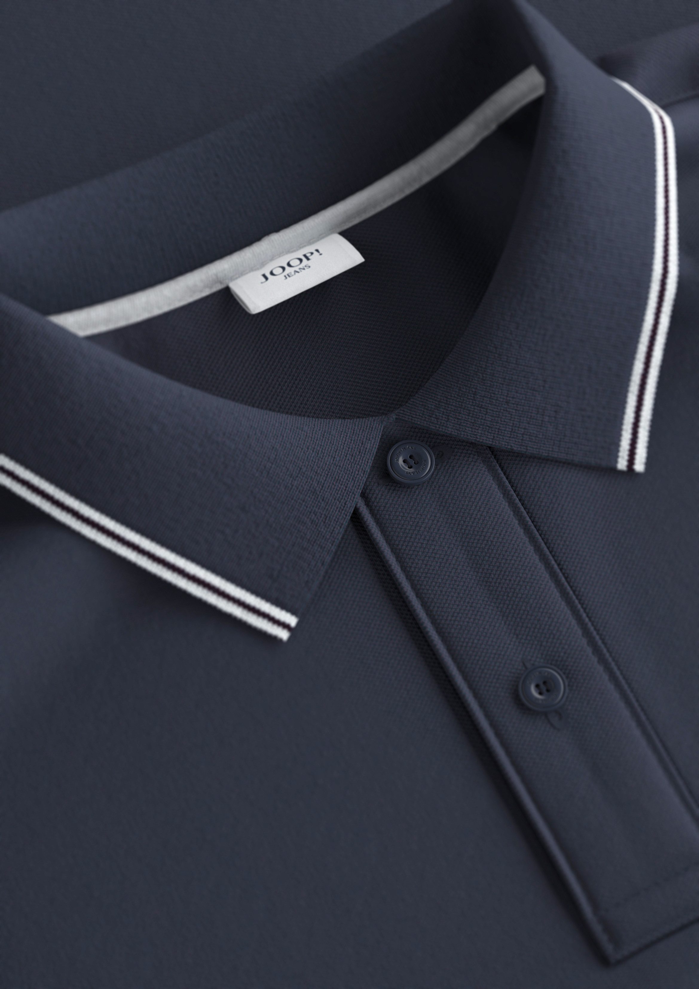 Joop Jeans Poloshirt Agnello Met een ronde hals