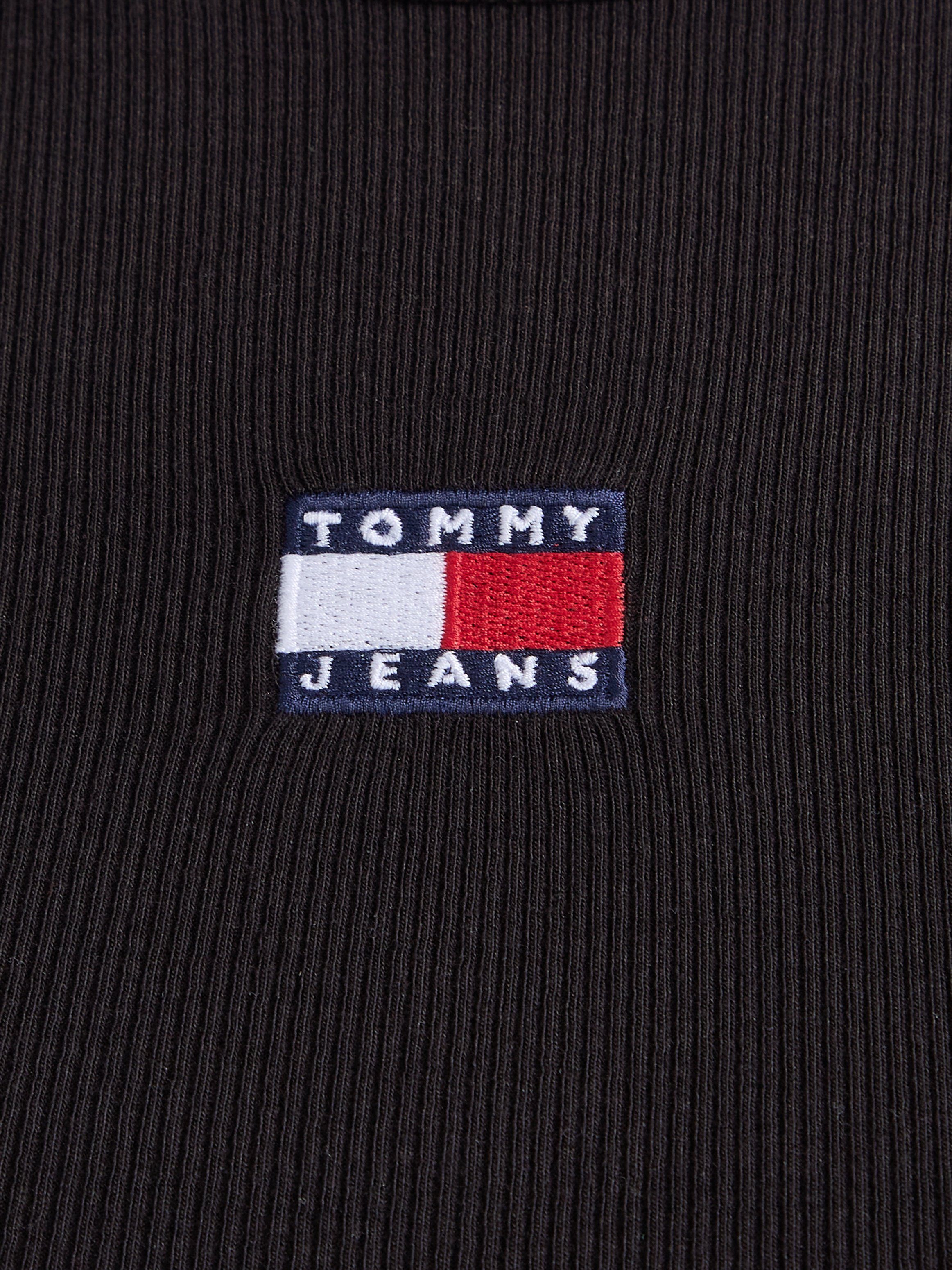 TOMMY JEANS Shirt met korte mouwen TJW SLIM BADGE RIB TEE