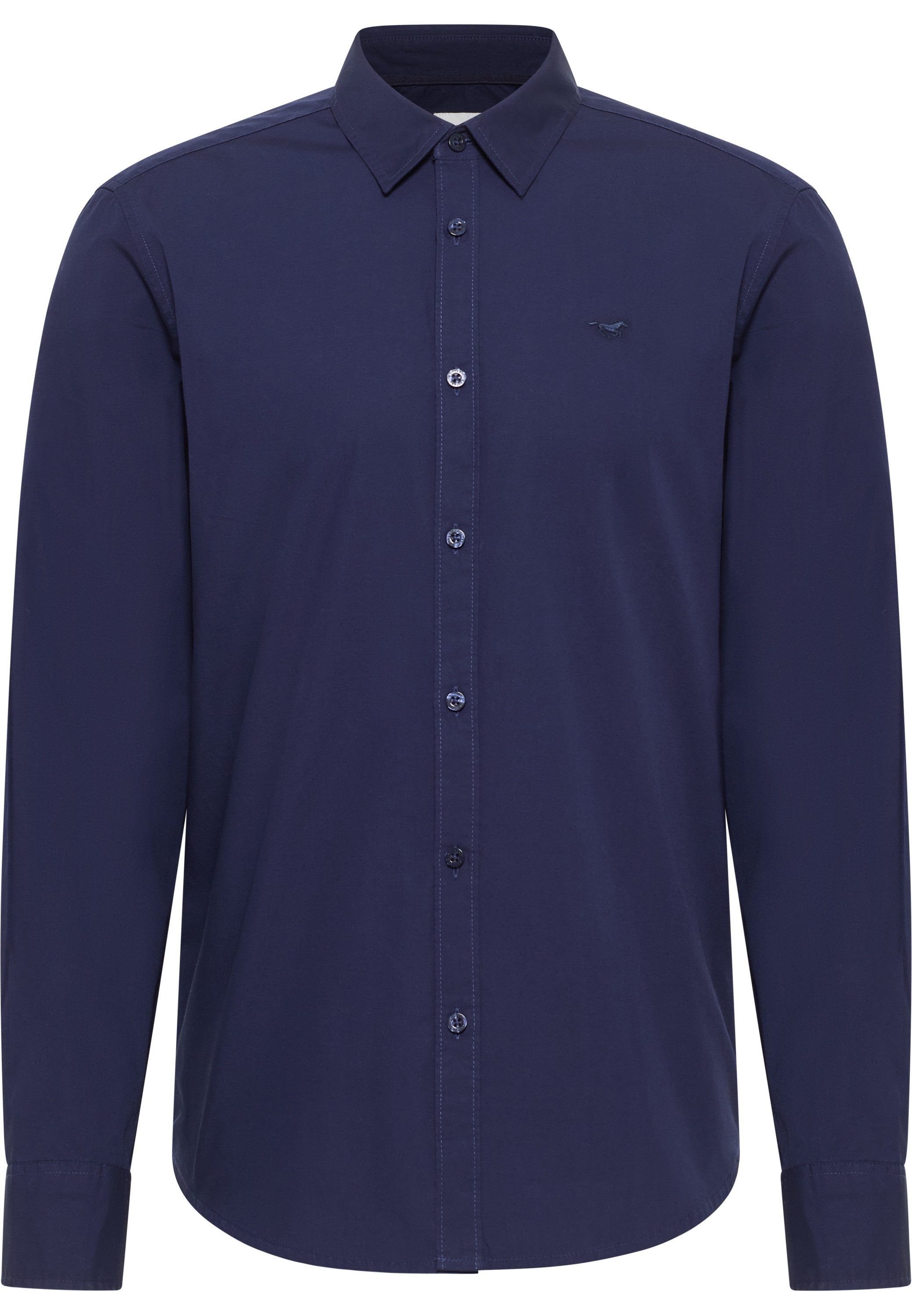 MUSTANG Overhemd met lange mouwen Heren Stijl Canton