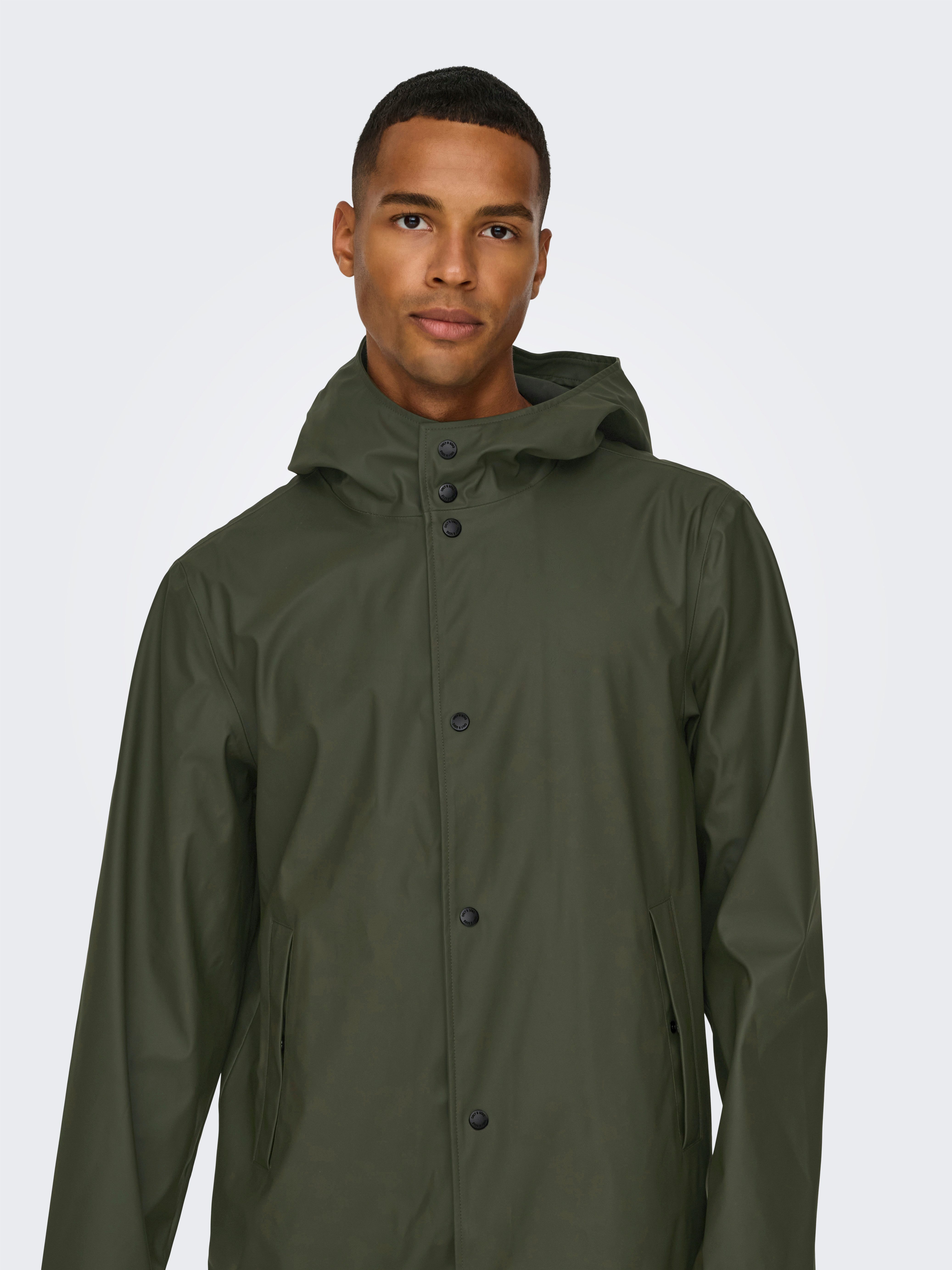 ONLY & SONS Regenjas ONSLUCA RAIN COAT OTW