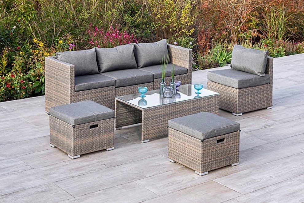 MERXX Tuinset Agira Multifunctionele lounge (6-delig)