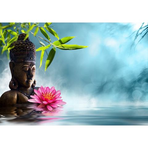 Papermoon Fotobehang Buddha in Meditation.