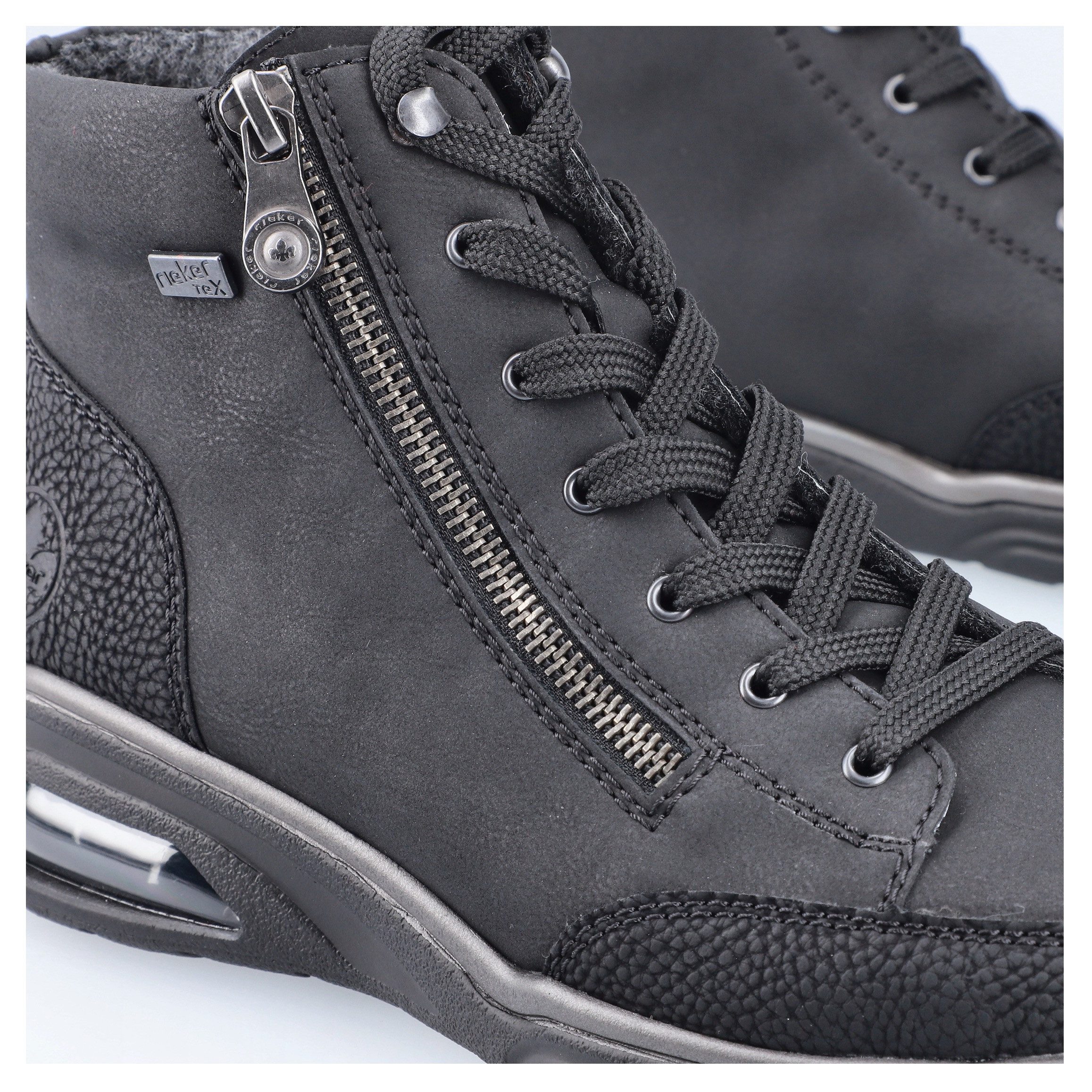 Rieker Sneakers vrijetijdsschoen, lage schoen, veterschoen met riekertex-membraan