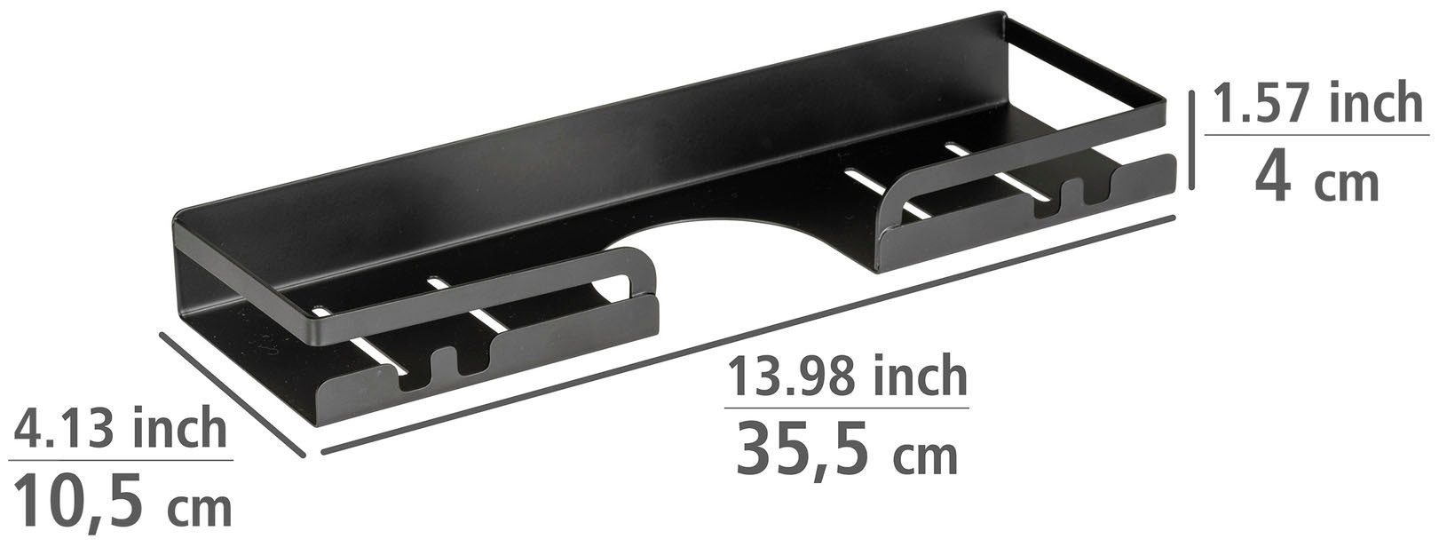 WENKO Doucherekje Turbo-Loc® douchstangencaddy Altarella S