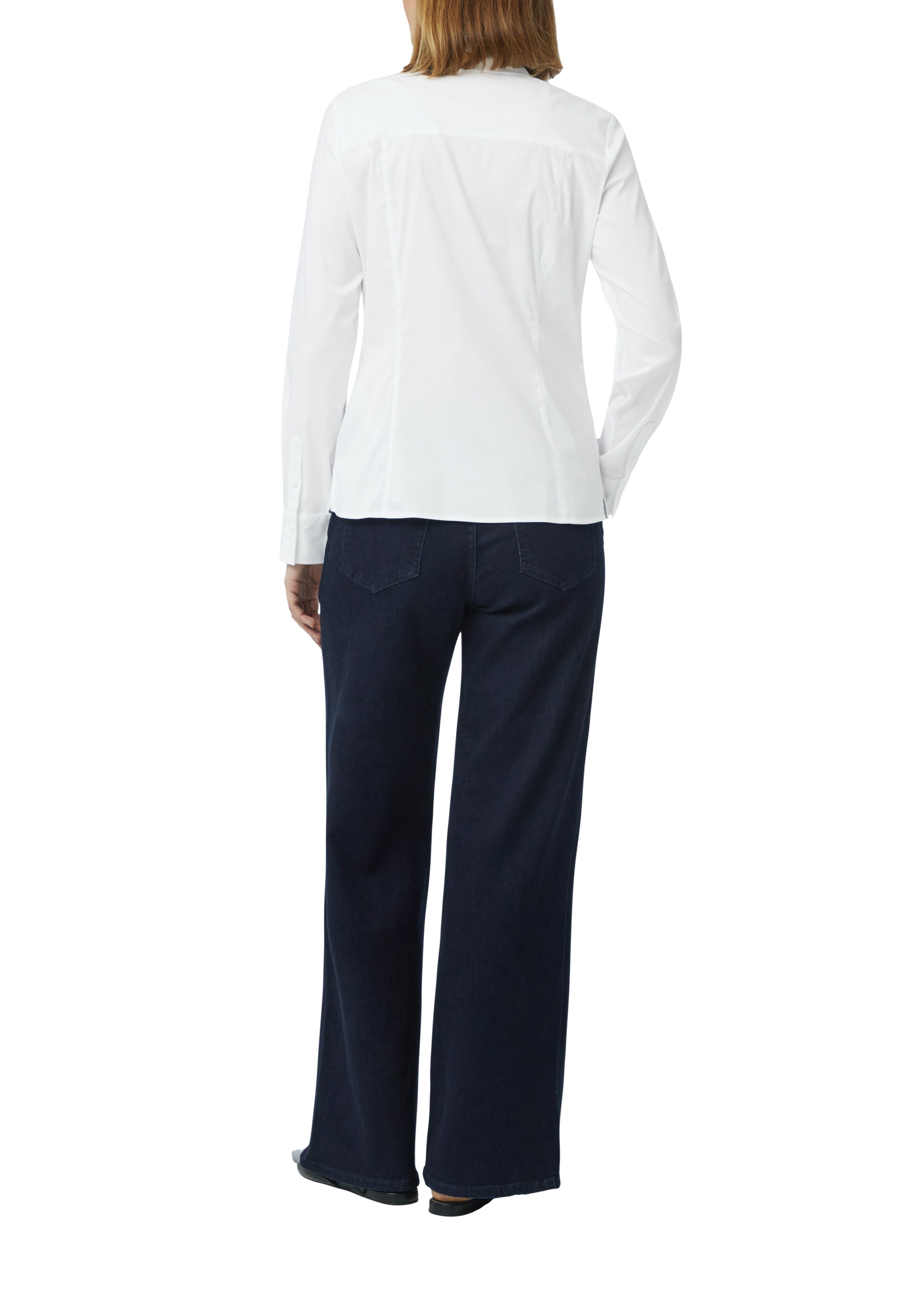 Comma Overhemdblouse met overhemdkraag