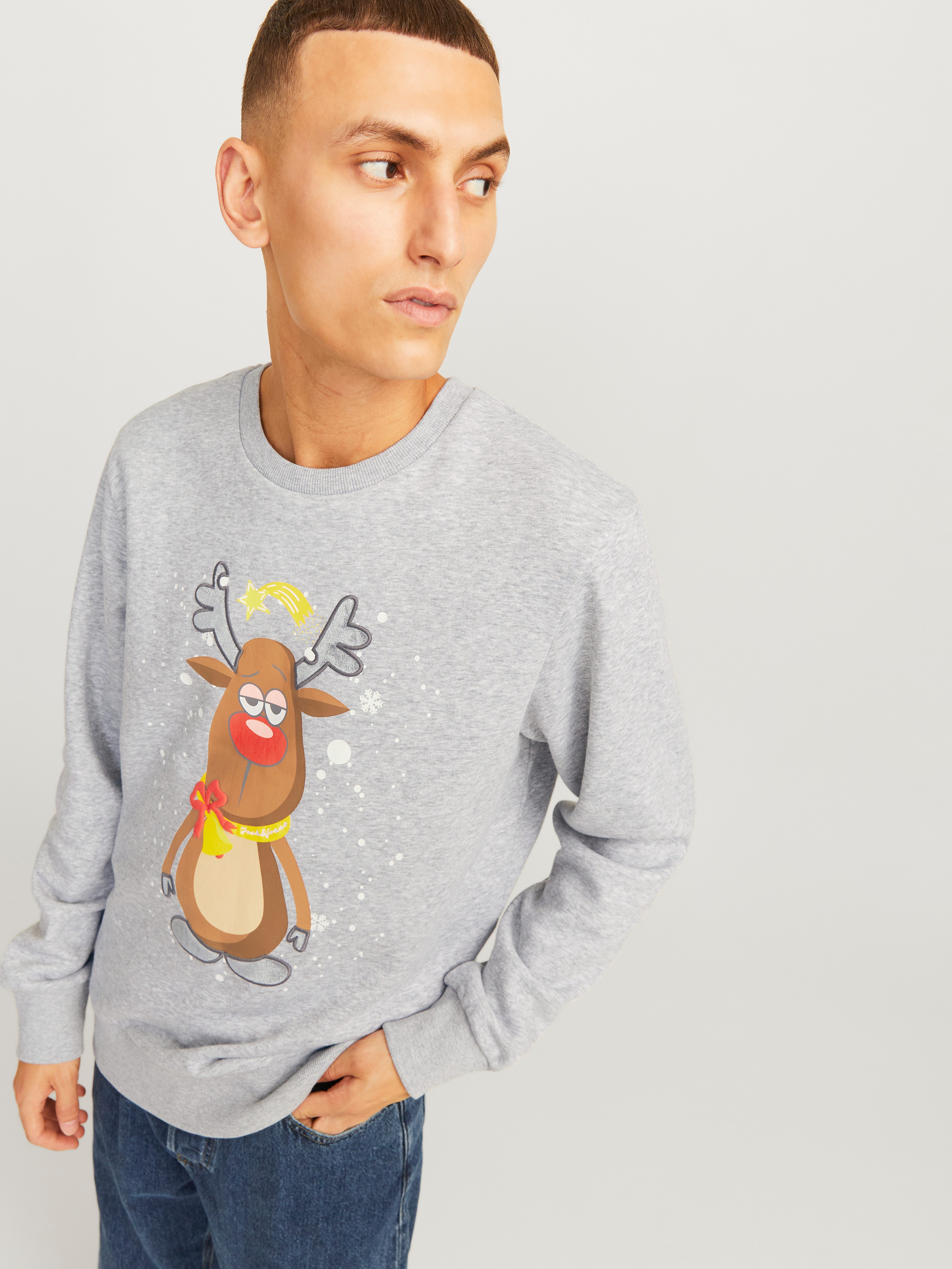 Jack & Jones Sweatshirt JJXMAS JOLLY SWEAT CREW NECK