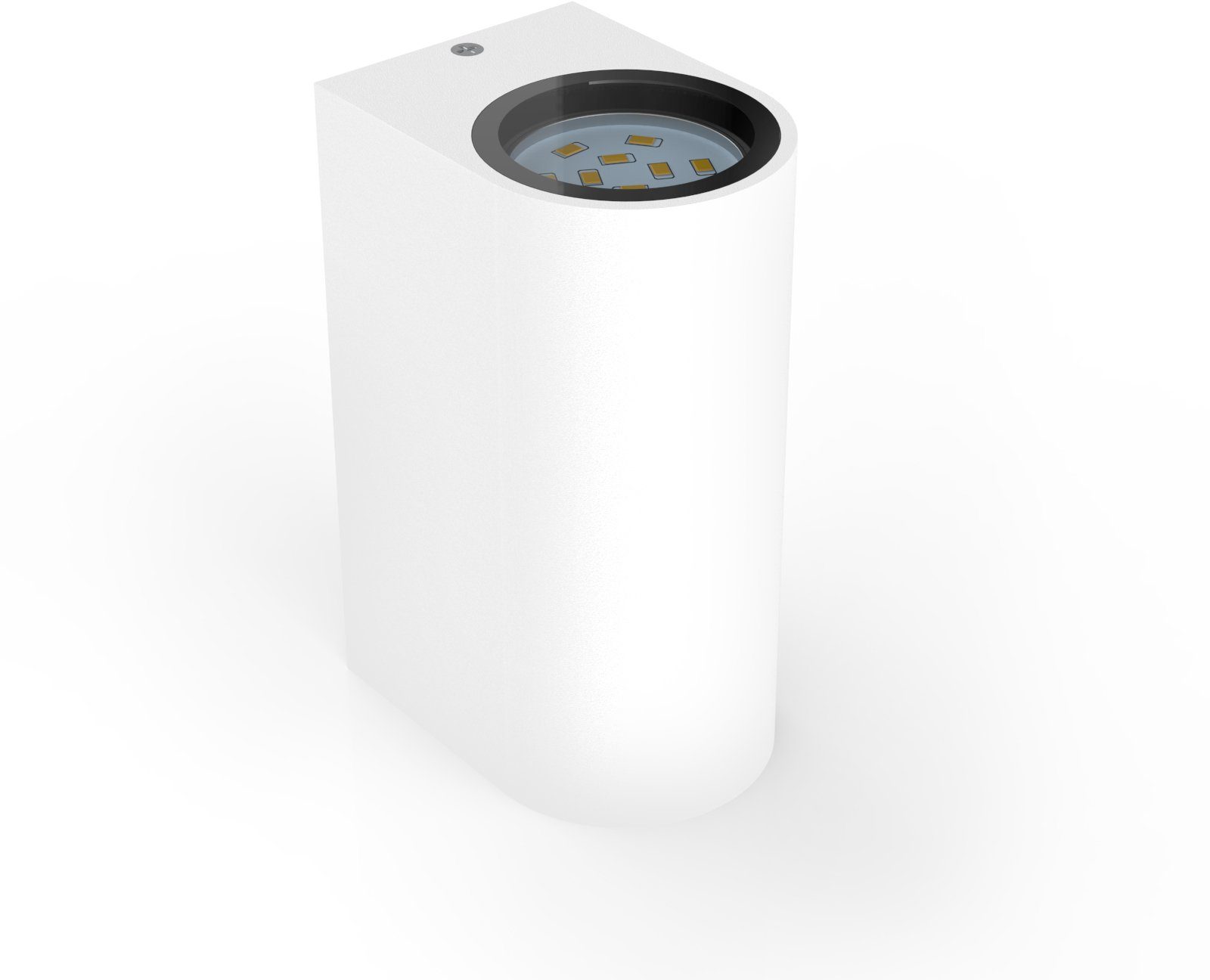 B.K.Licht Ledwandlamp voor buiten Volans Buitenlamp, wandlamp, spatwaterdicht, inclusief 5W 400 lumen, wit