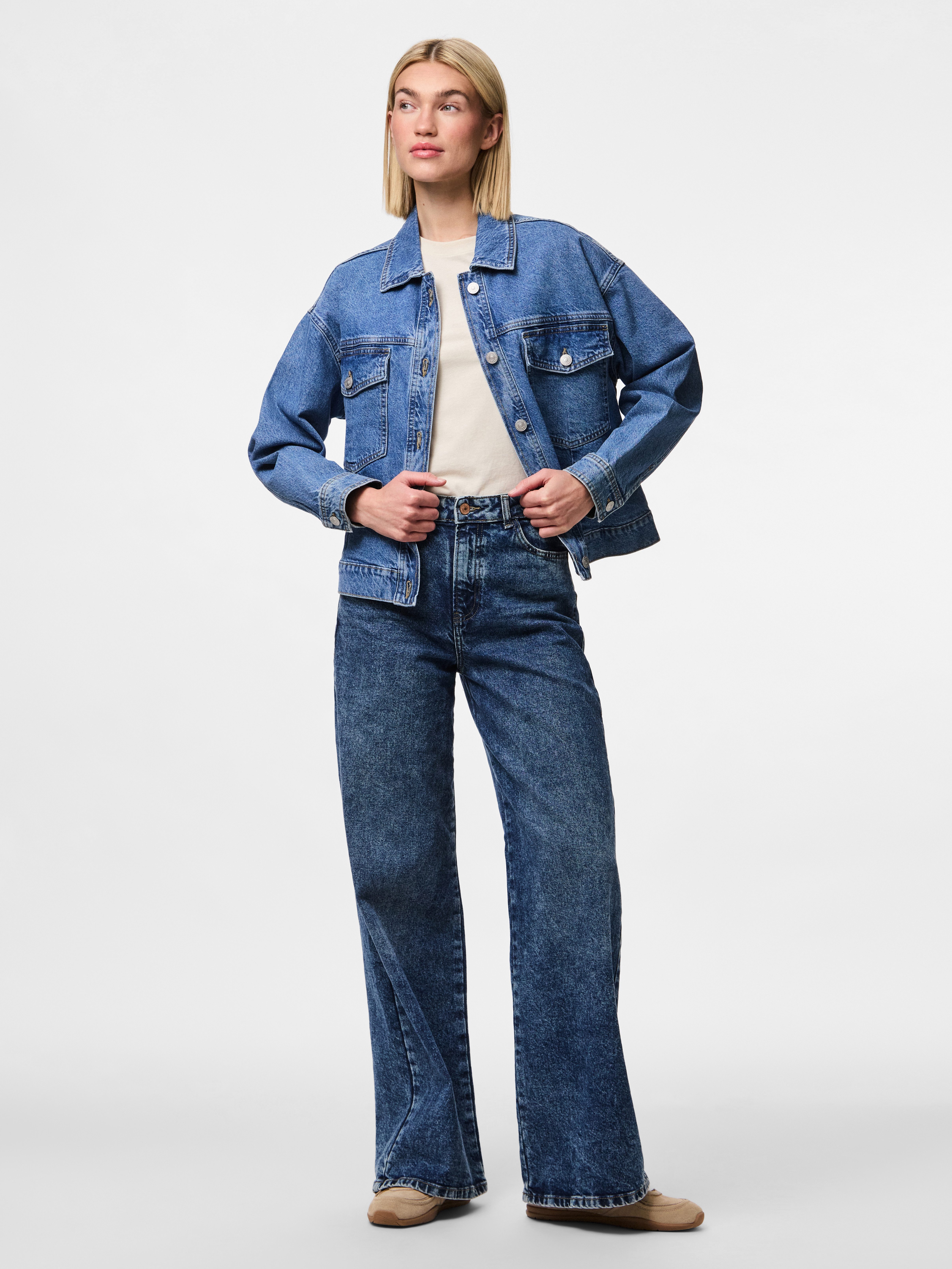 pieces Jeansjack PCELMA DENIM JACKET NOOS BC