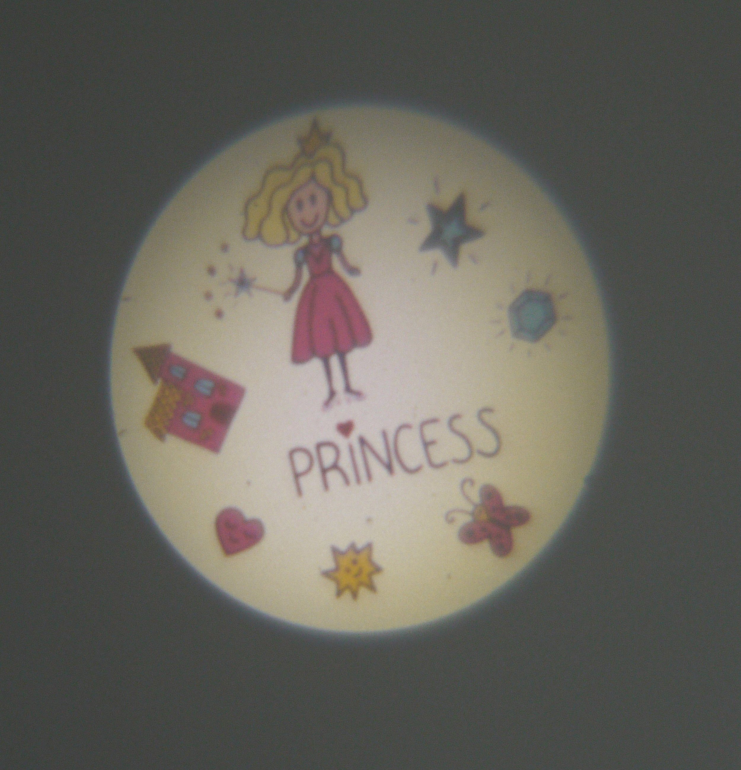 niermann Lednachtlampje Prinses Set prinses 1 (1 x stekker-nachtlicht, 1 x draagbare beamer) (1 stuk)