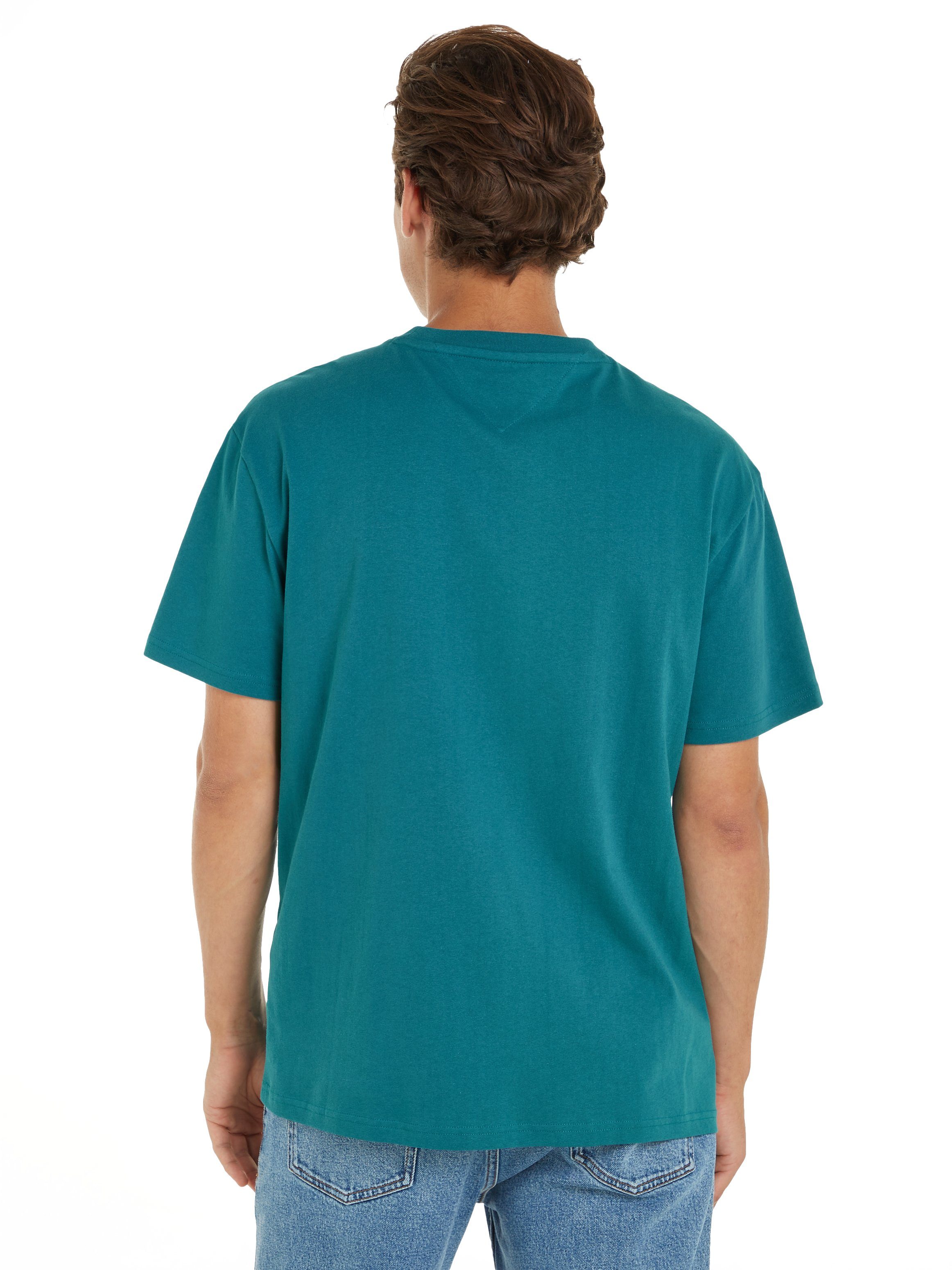 TOMMY JEANS T-shirt TJM REG SIGNATURE TEE EXT met geborduurd handtekening-logo
