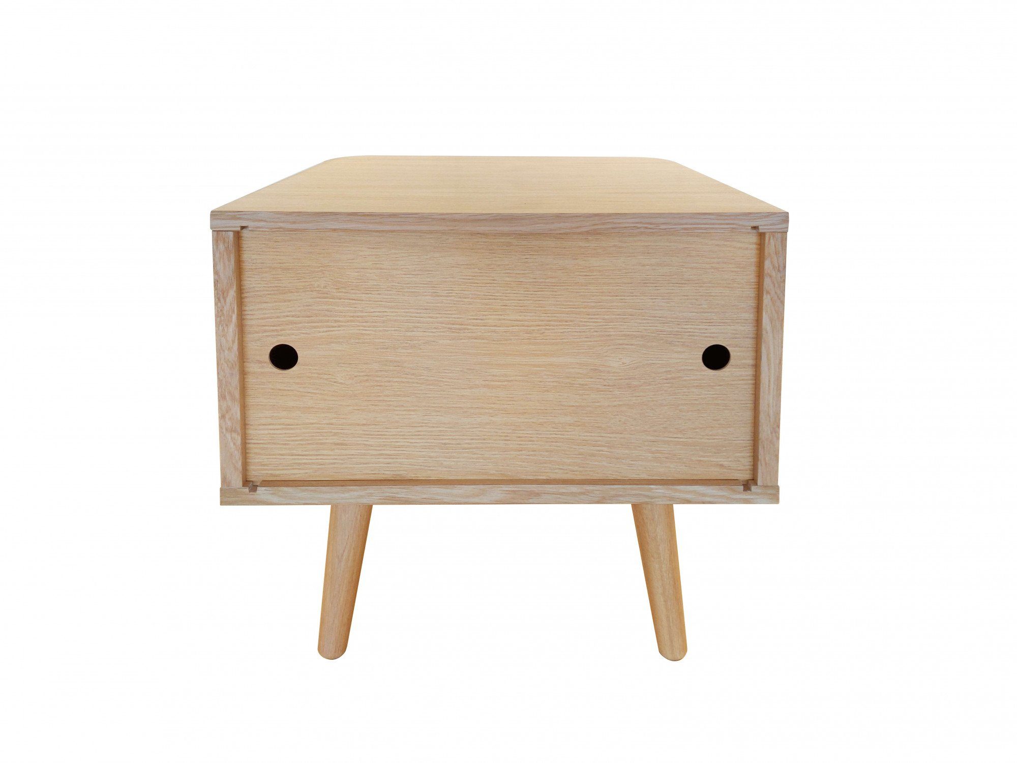 Woodman Bijzettafel Rove uniek ontwerp, gedeeltelijk massief, breedte 49,5 cm