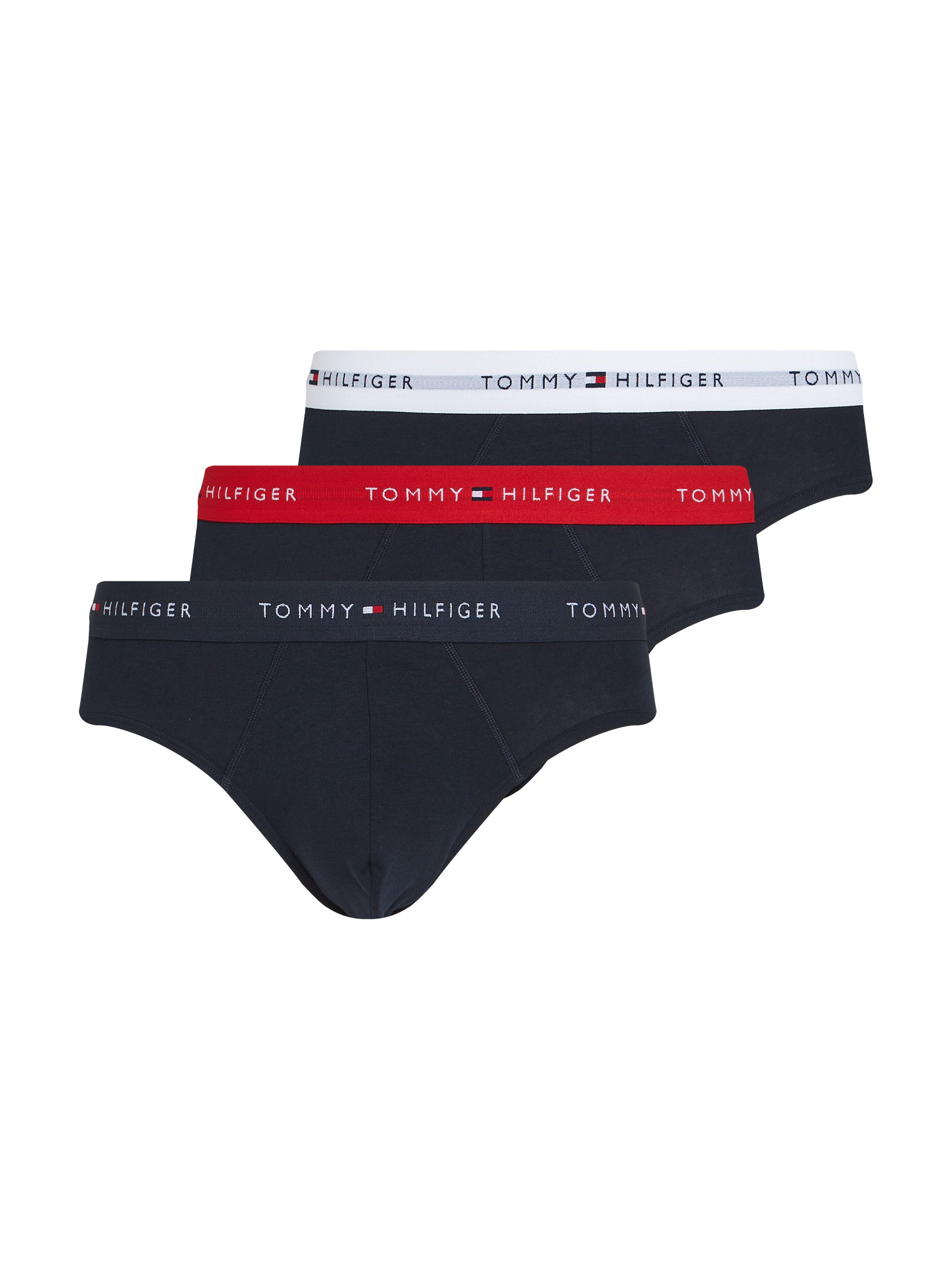 Tommy Hilfiger Underwear Slip 3P BRIEF DTM met elastische logo-band (3 stuks)