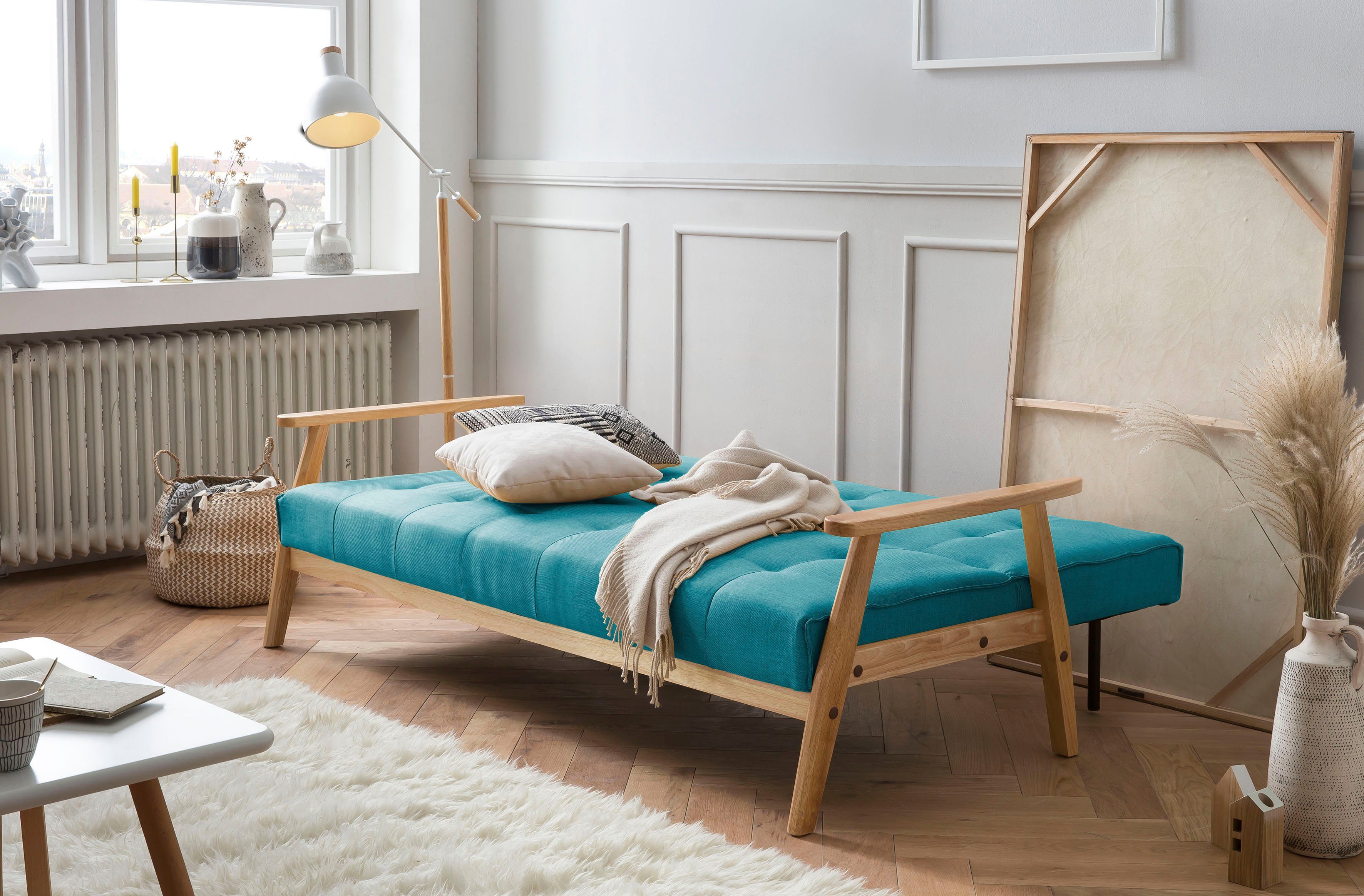 SalesFever Slaapbank Skagen, Sofa, 3-Sitzer Met 60° relax- en slaapfunctie