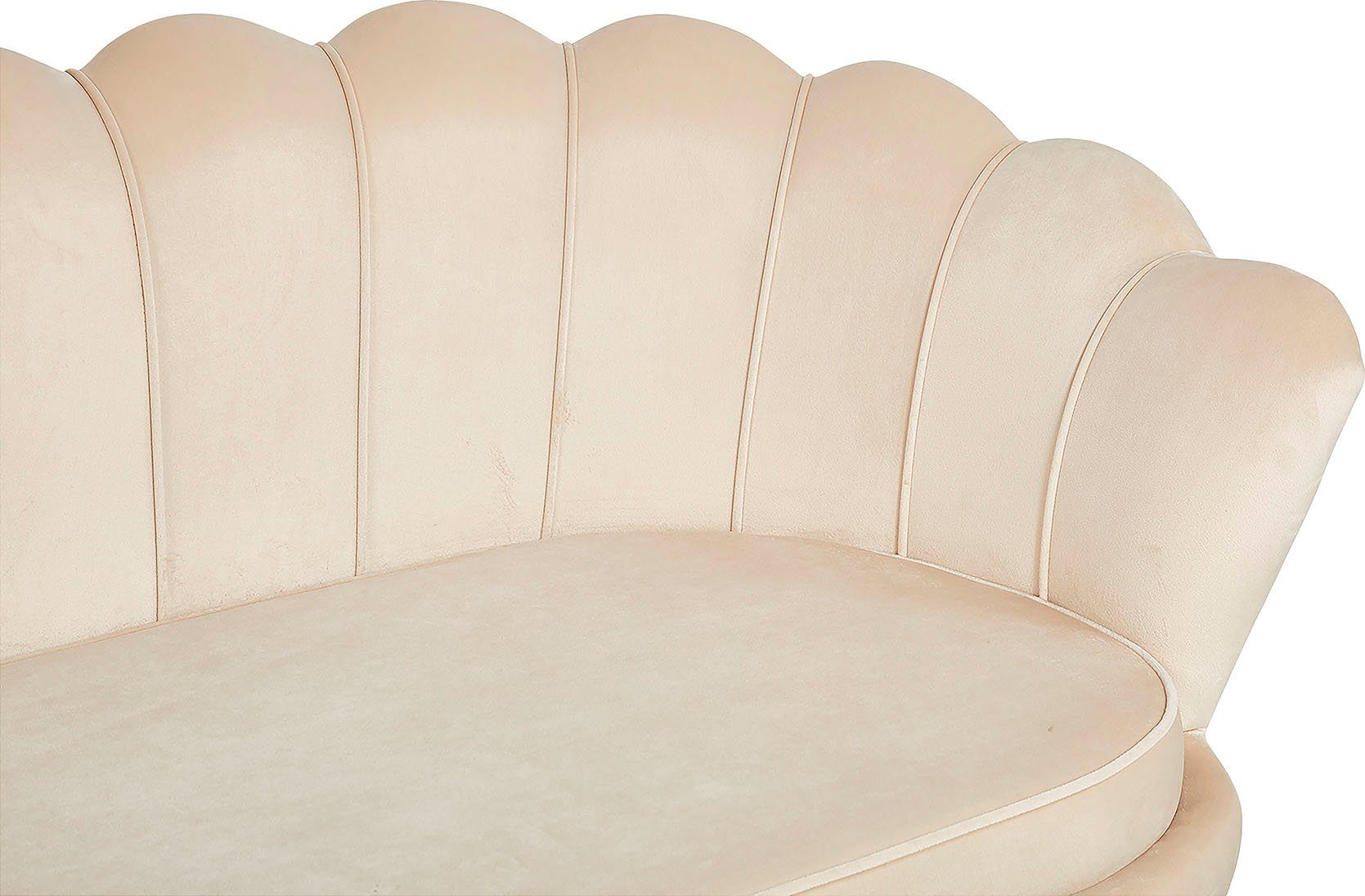 SalesFever 3-zitsbank Clam opvallend schelpdesign, breedte 180 cm
