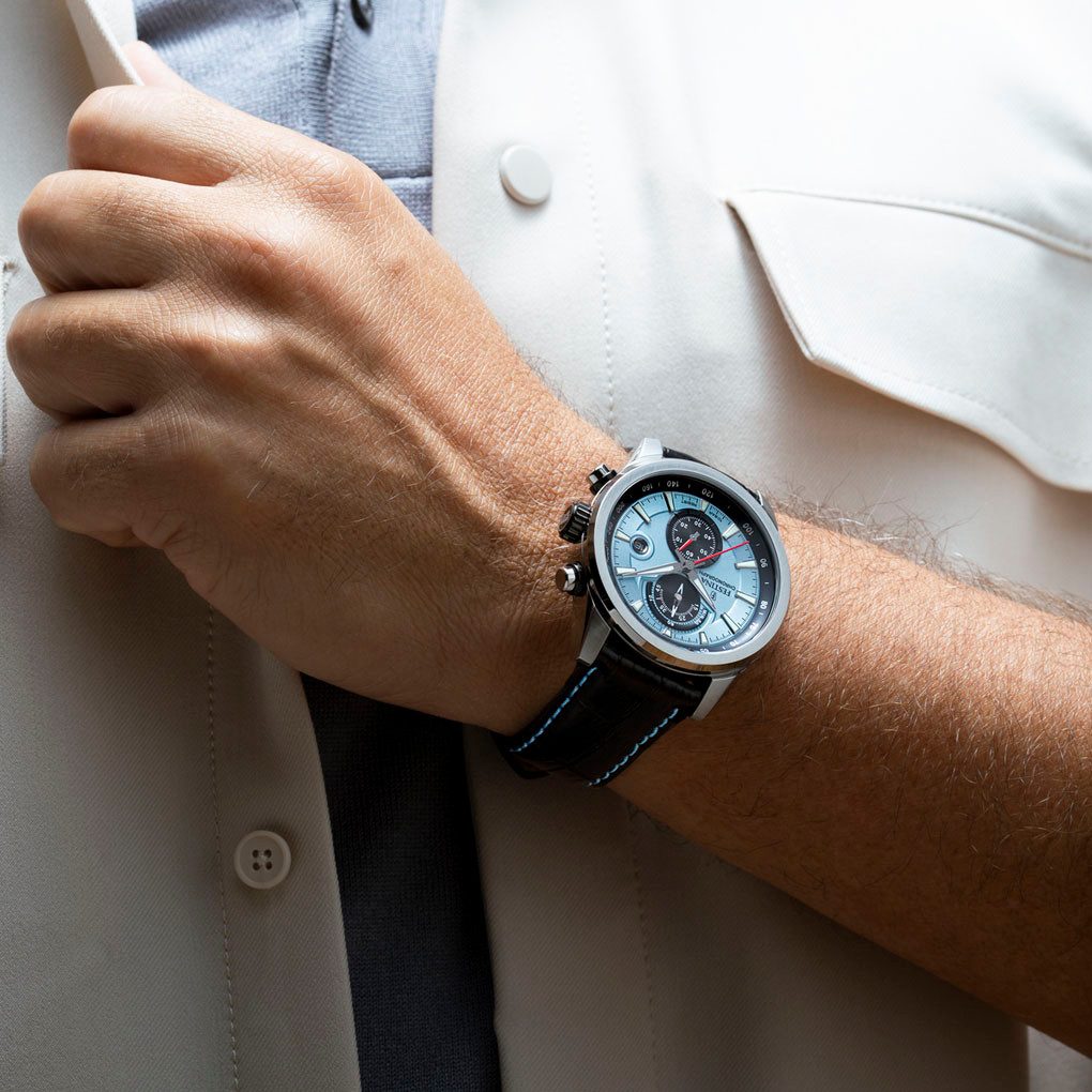 Festina Chronograaf Timeless Chronograph Quartzhorloge, horloge, herrenuur, leren band, analoog, dag