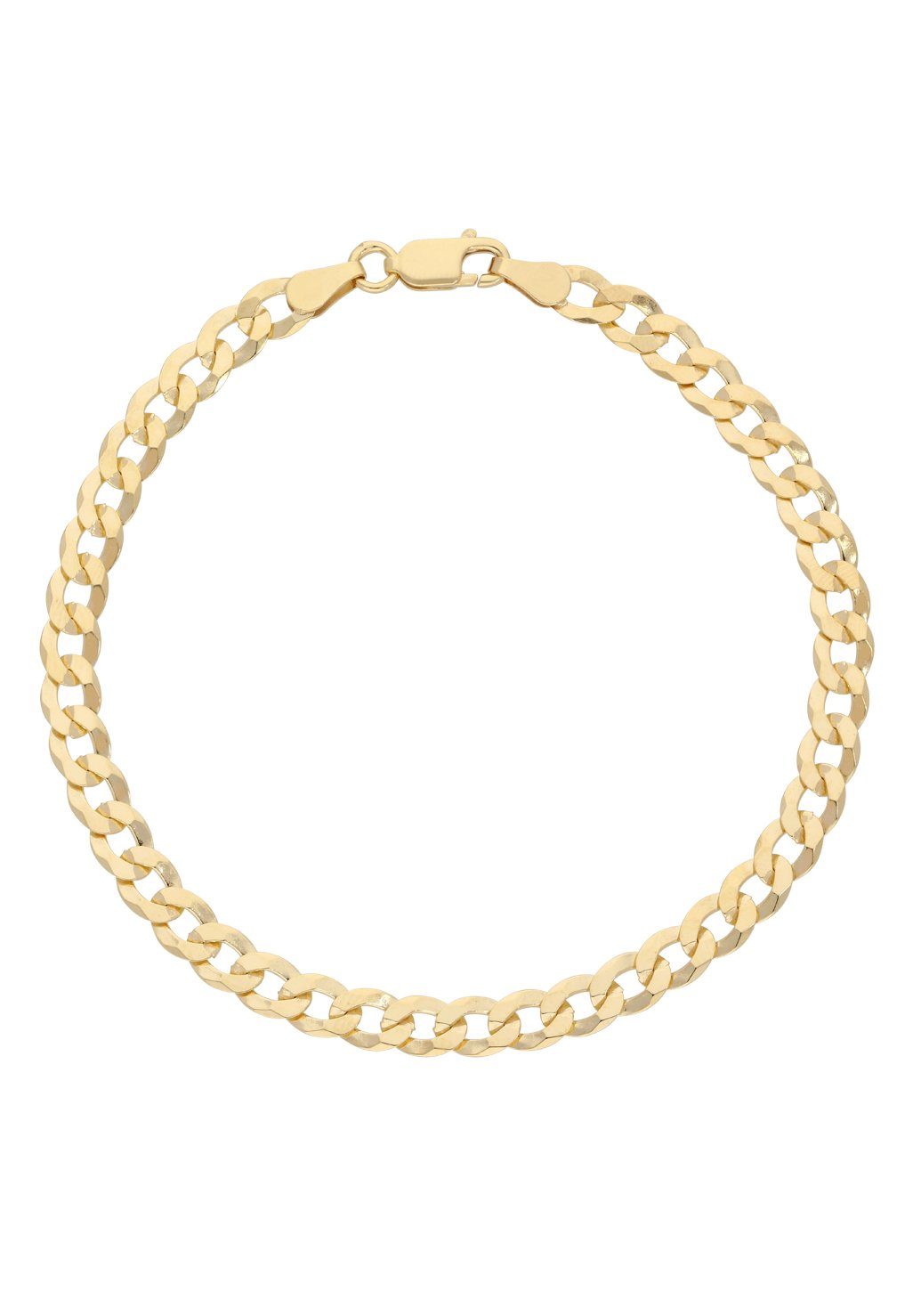 Firetti Armband Sieraad cadeau zilver 925 armband armketting panzerketting unisex armbanden maat 19 goud(kleur)