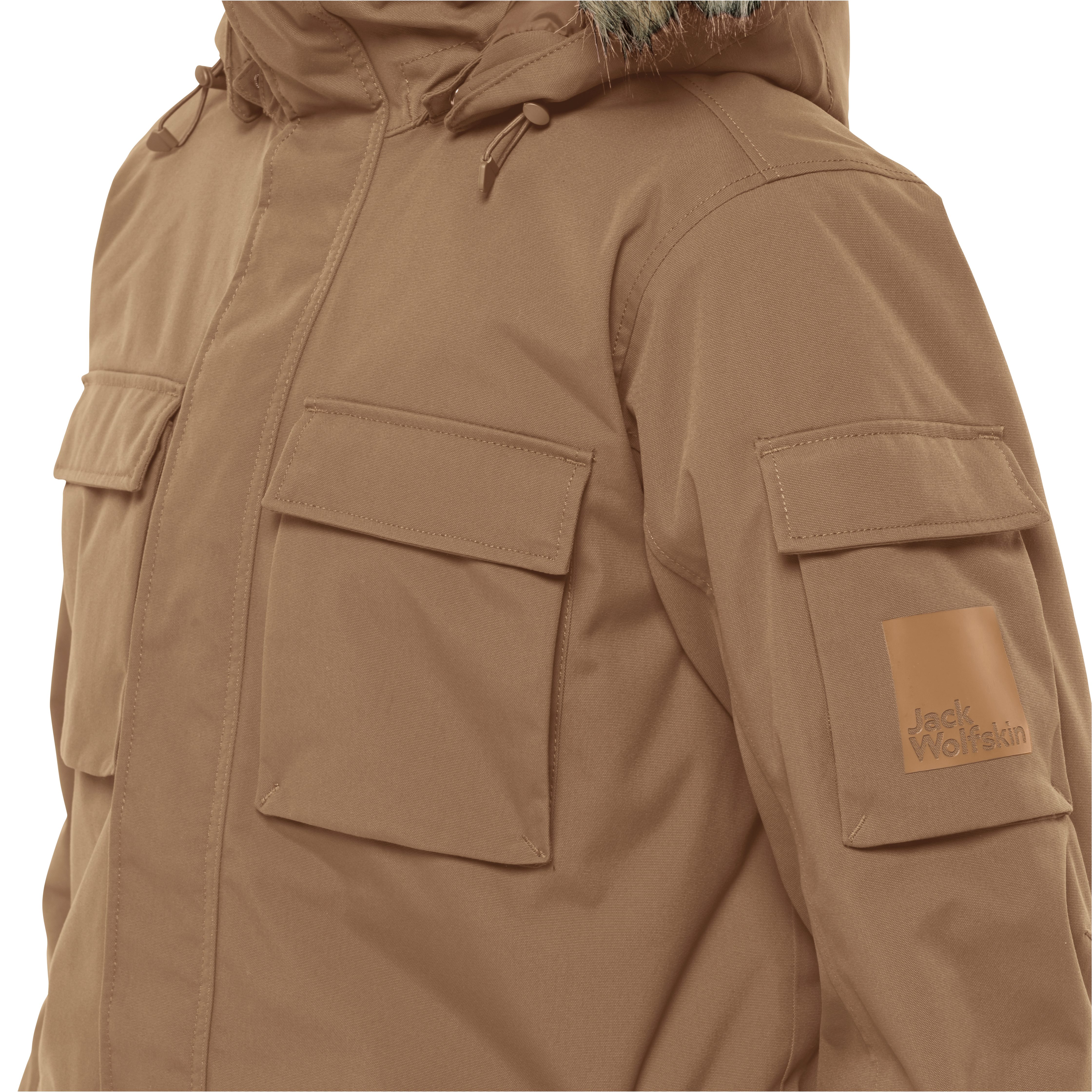 Jack Wolfskin Parka GLACIER CANYON PARKA met kunstvezelvulling