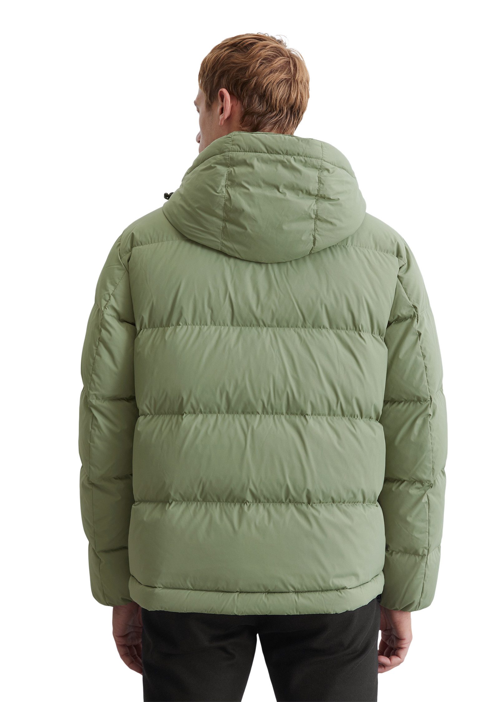 Marc O'Polo Winterjack met capuchon en veel details