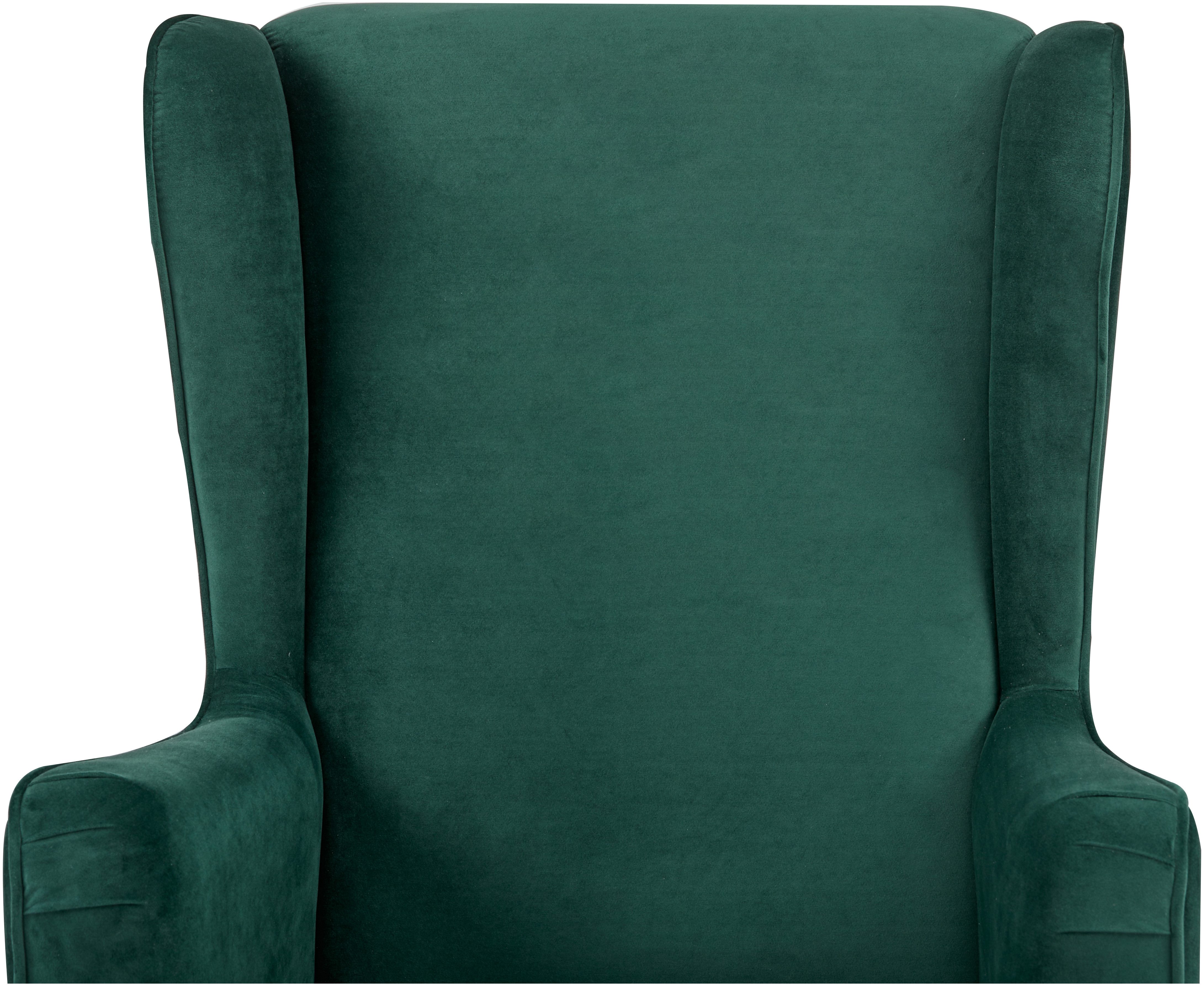 Home affaire Oorfauteuil ZILLER, TV-stoel, vrij in de ruimte te plaatsen, in cord en fluweel