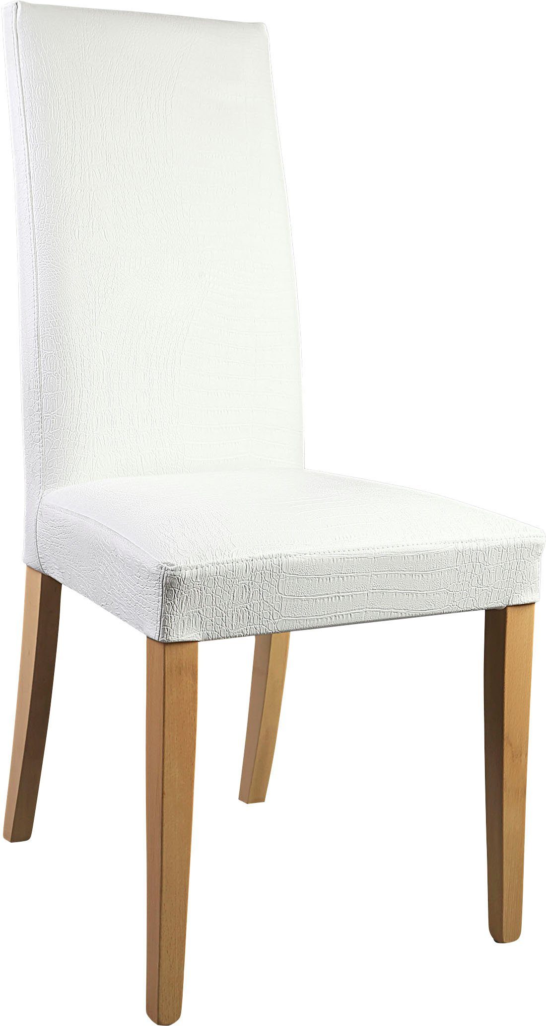 Home affaire Stoel Java Overtrokken met kunstleer met animal-stempeldruk (set, 2 stuks)